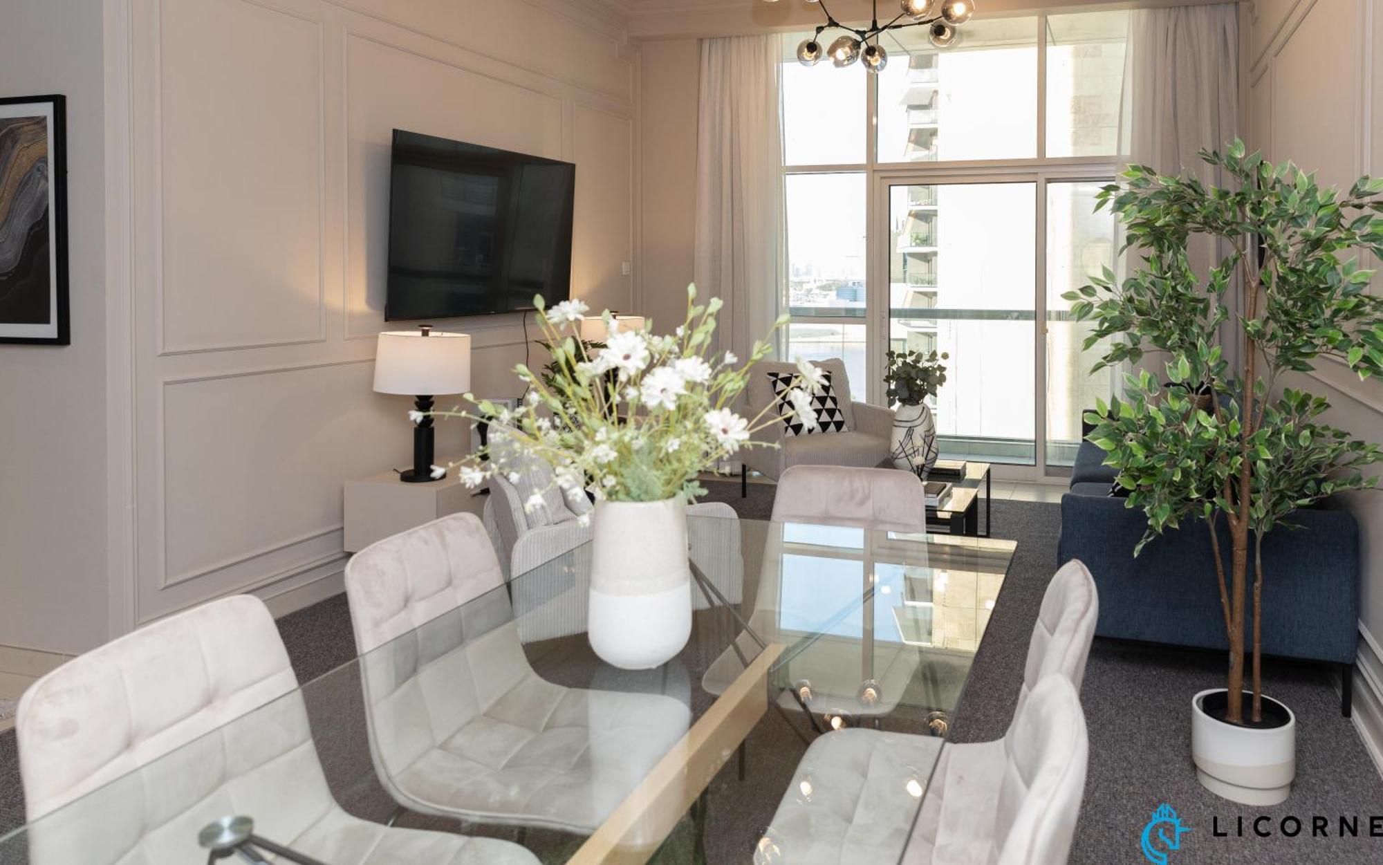 Apartamento Prime Spacious 2 Bedroom Apt, Burj Khalifa & Canal View - Scala Tower *