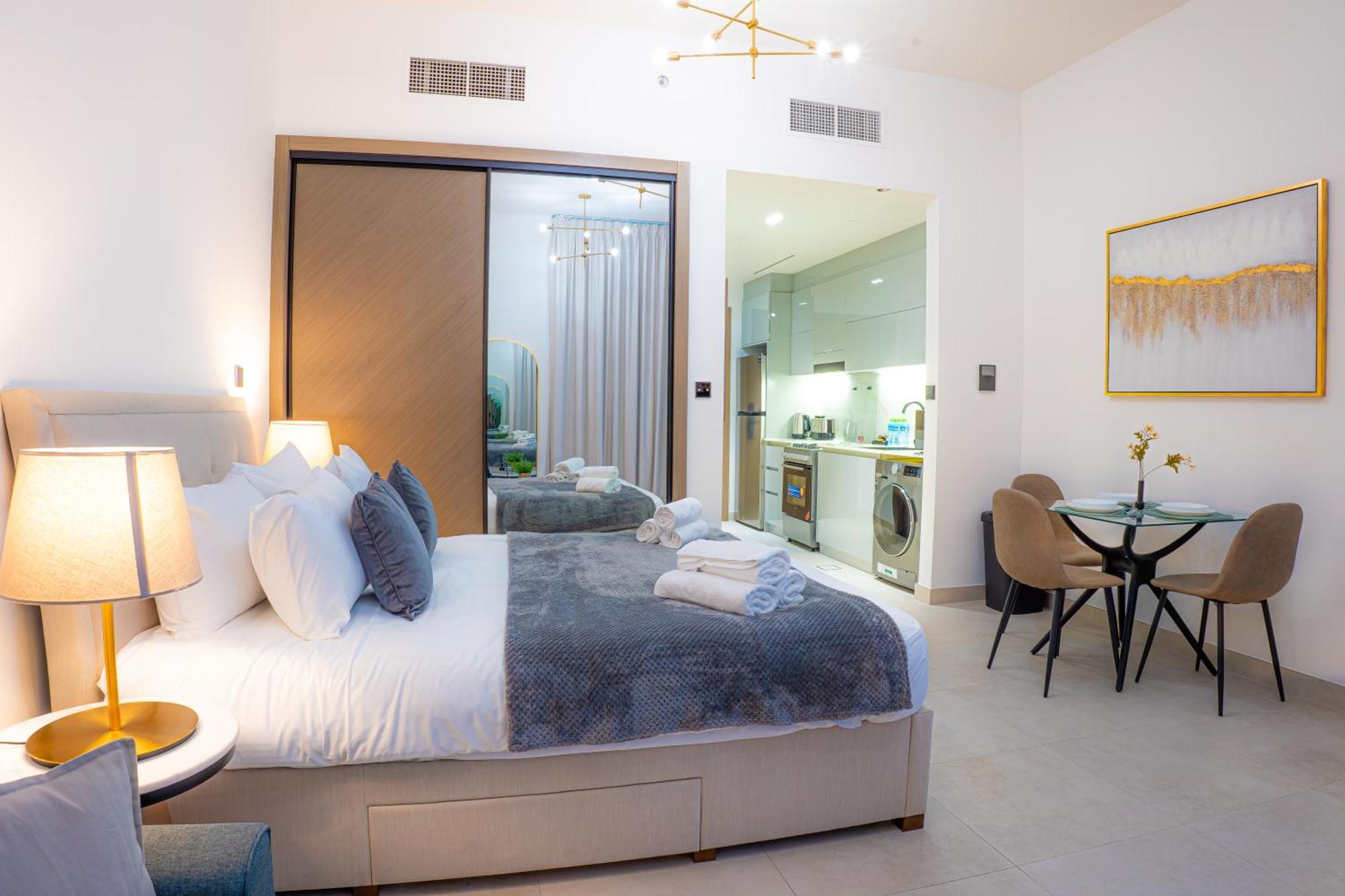 Skyline Retreat With Burj Khalifa View Apartamento *