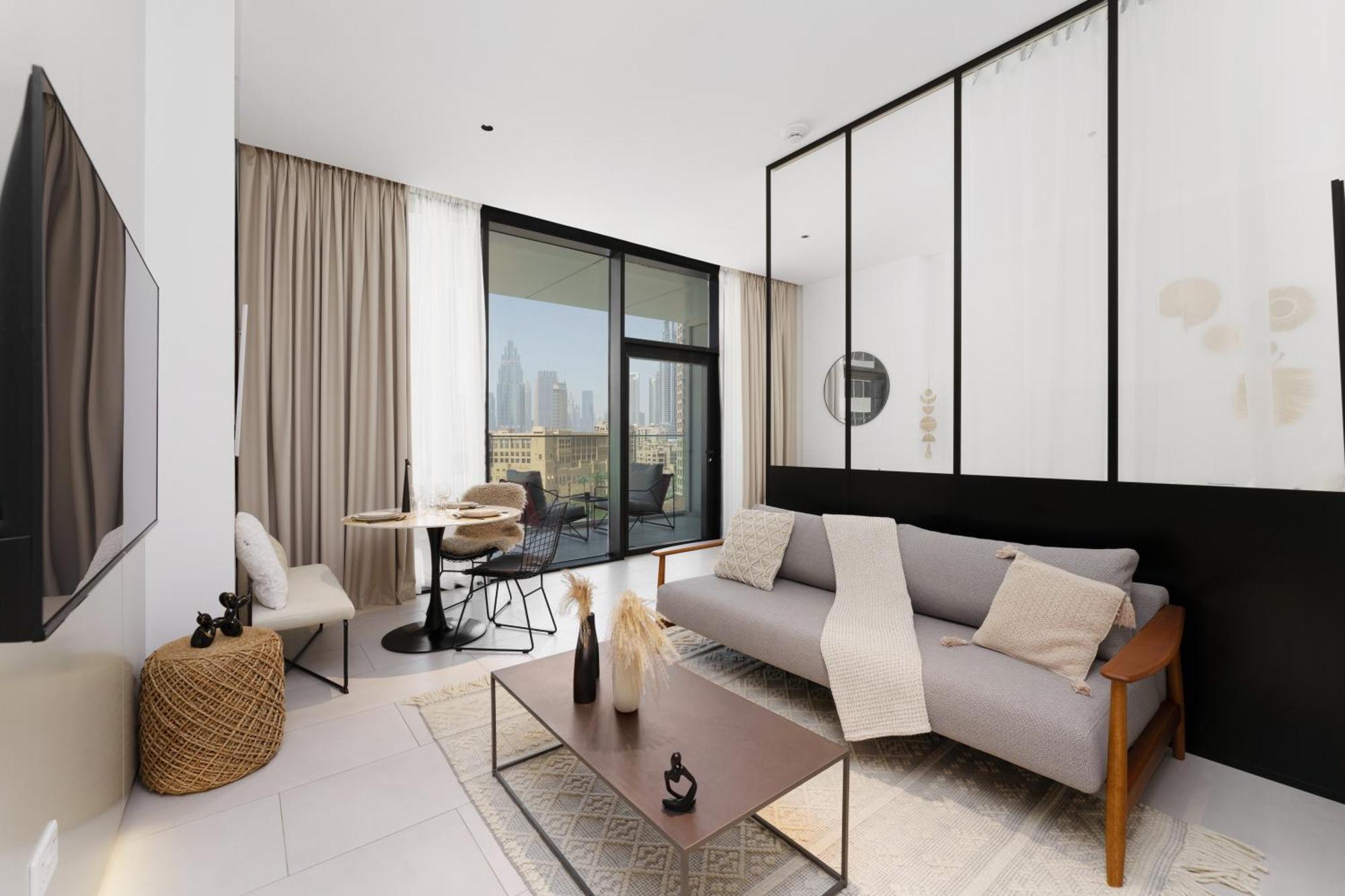 Charming In Burj Khalifa District - Marquise Square Appartement