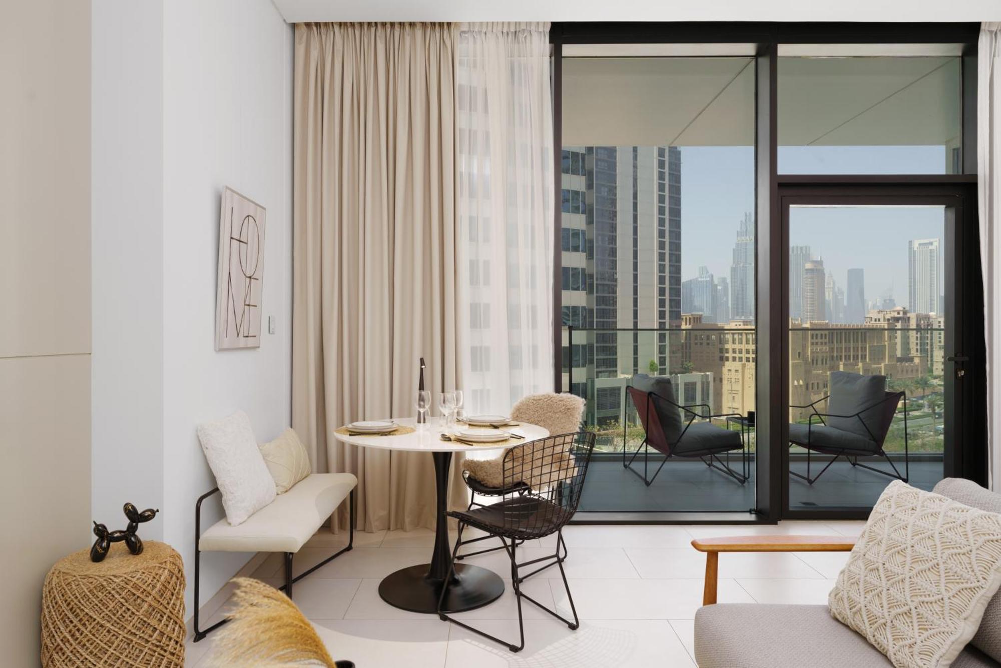 Charming In Burj Khalifa District - Marquise Square Appartement
