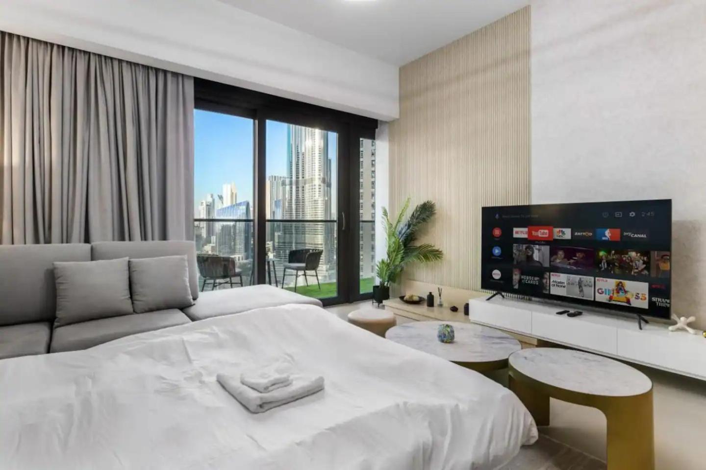 Appartement Spacious And Overlooking Burj & Fountains Dubaï