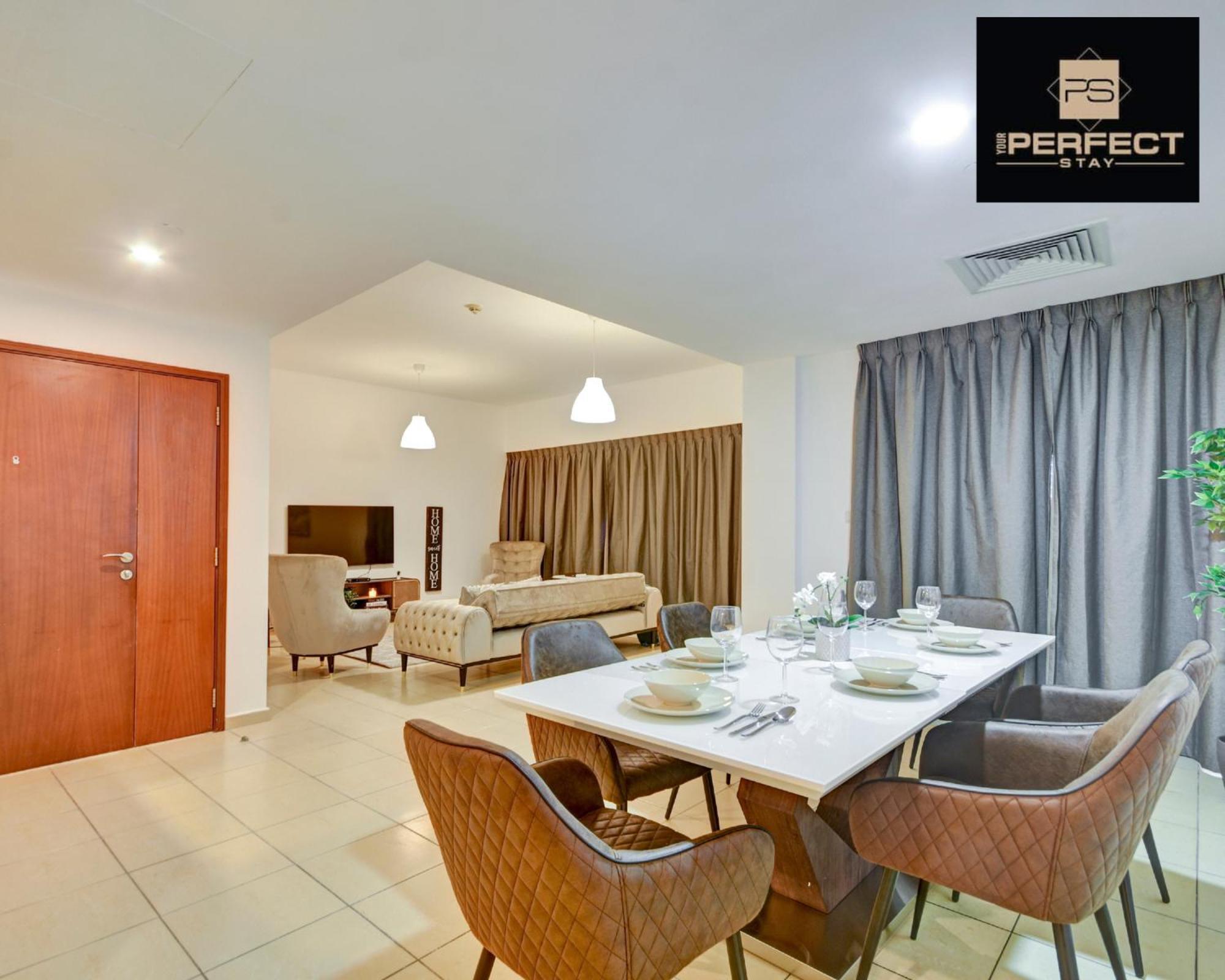 Jumeirah Beach By Your Perfect Short Lets With Marina Views Large Balcony, Gym And Swimming Pool *
