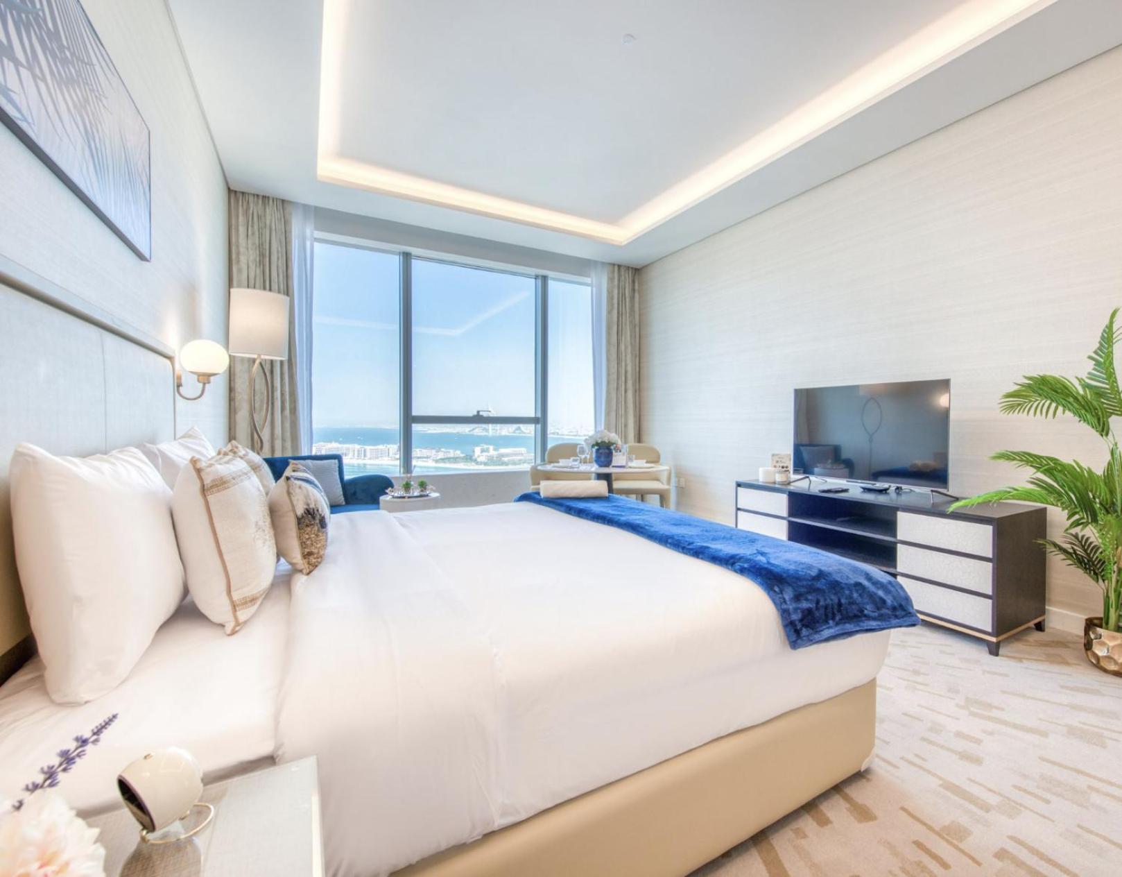 Apartamento Palm Tower Stylish Studio02 With Sea View Infinity Pool *