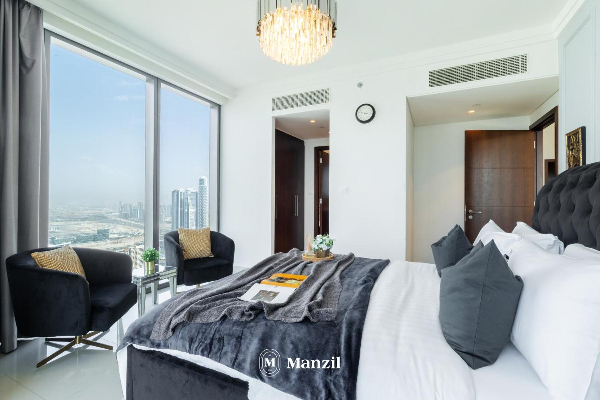 Appartamento Manzil - 3br In Boulevard Point Connected To Mall With Incredible View Of Burj Khalifa