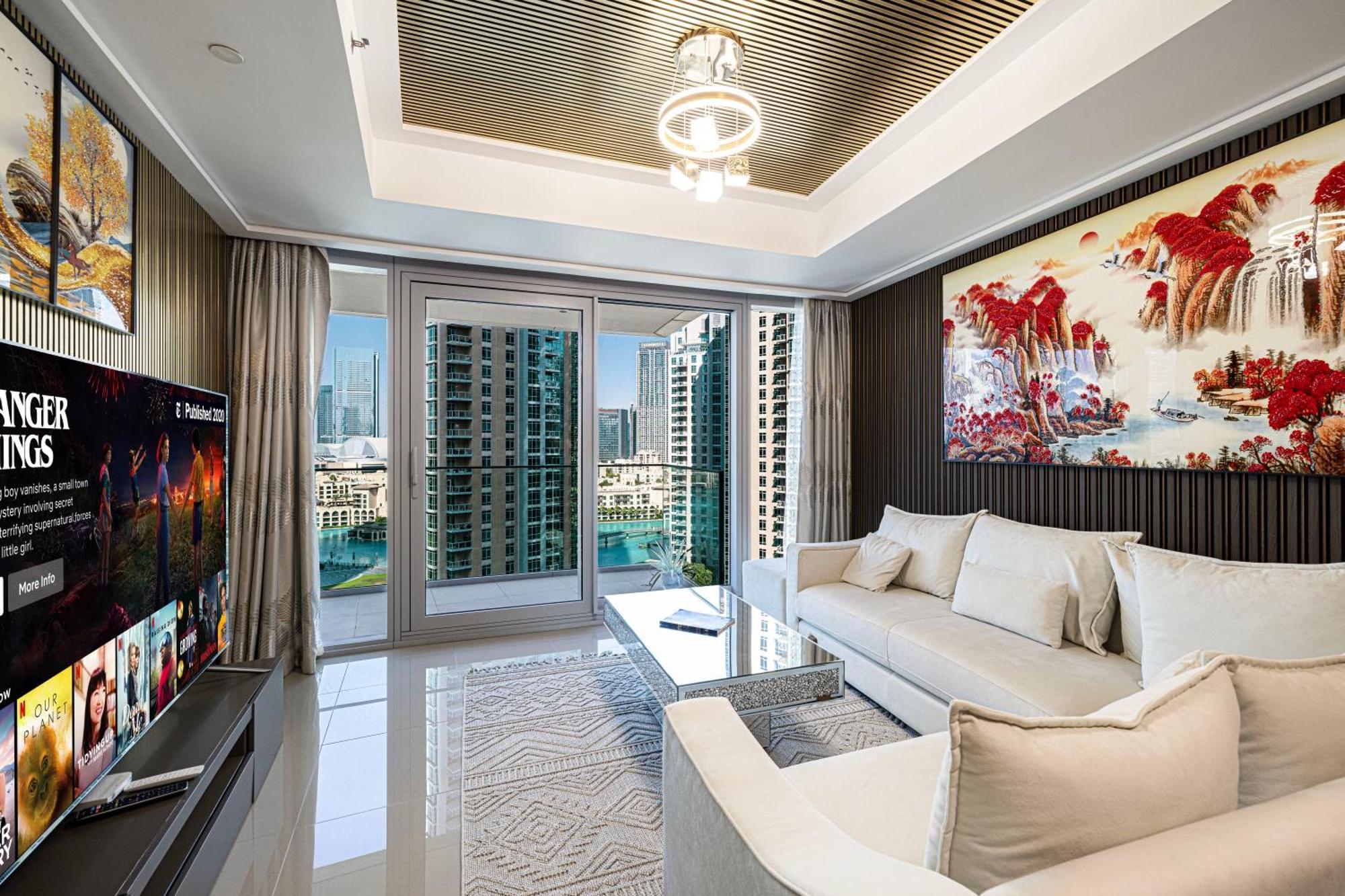 5 Stars Grand Opera Tower Lux 2 Bedroom Downtown Full Burj Khalifa View Apartamento *