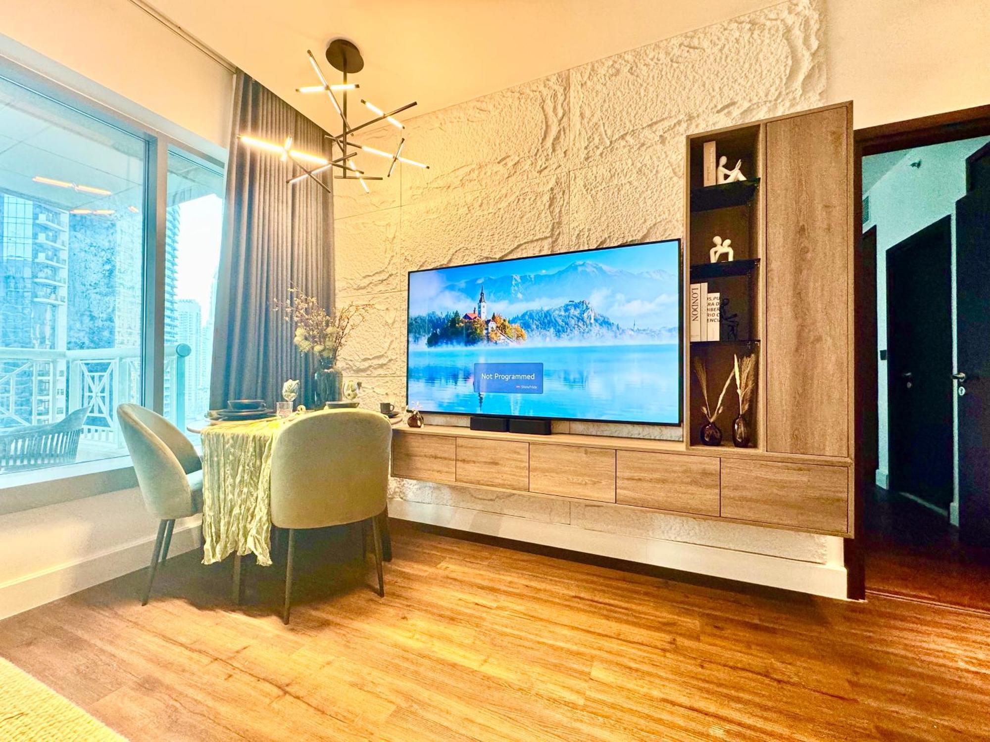 The Burj Khalifa Living - Spectacular Views Of Fountain - 3 Min Walk To Mall Apartamento *