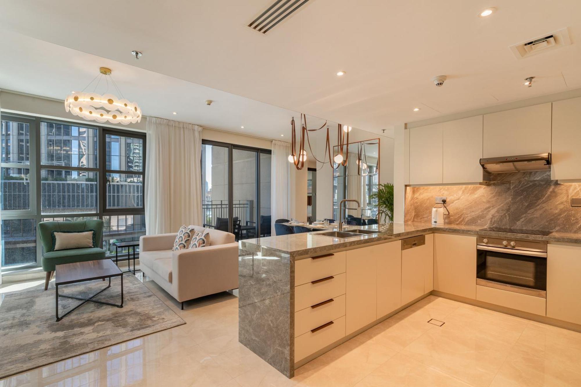 2br In Standpoint W Burj Khalifa View, Mall Apartamento Dubái