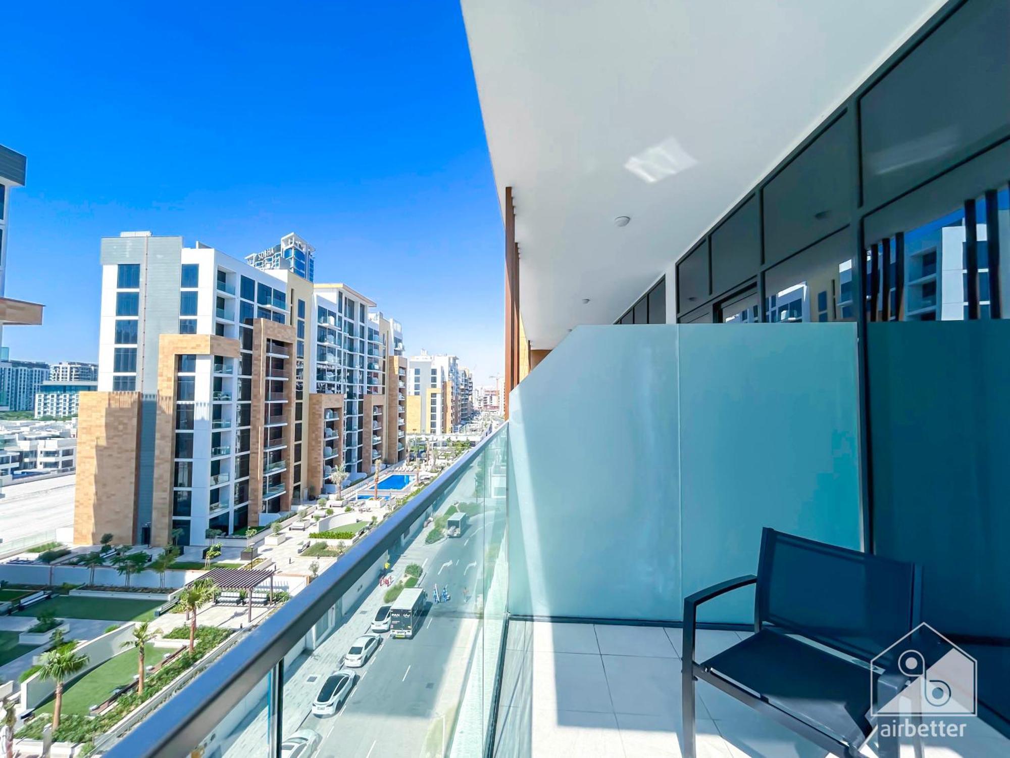 Beautiful With A Spacious Balcony In Meydan