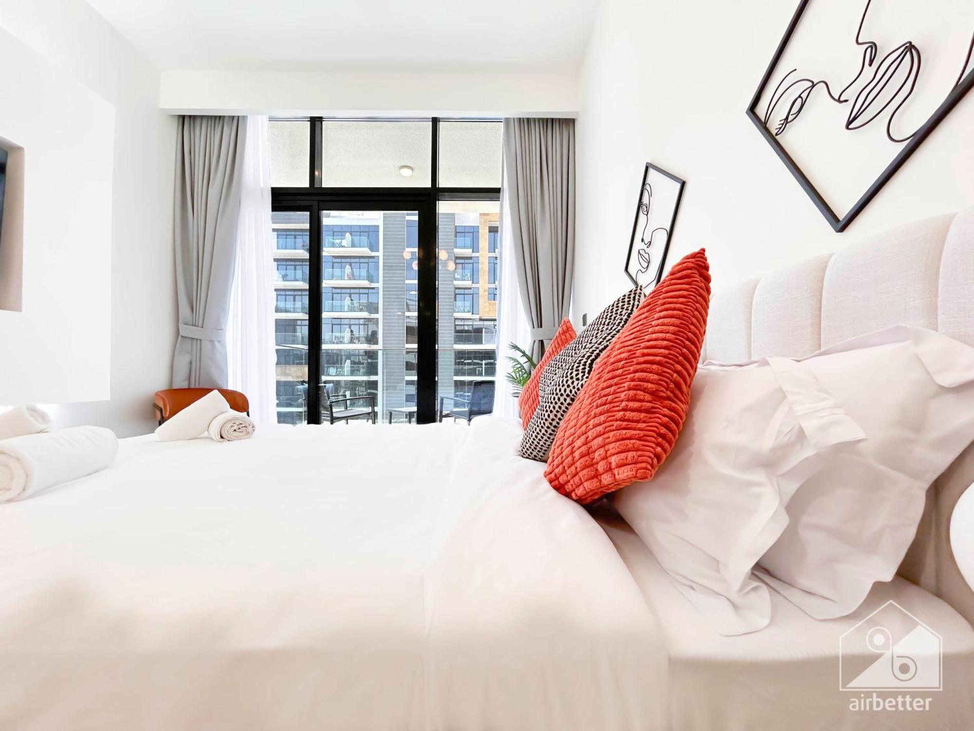 Lejlighed Beautiful With A Spacious Balcony In Meydan Dubai