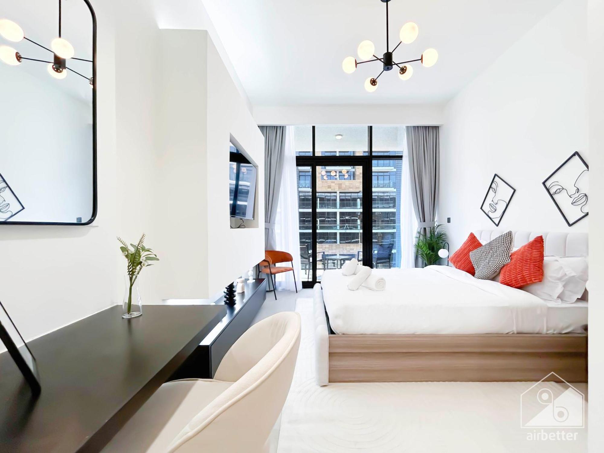 Beautiful With A Spacious Balcony In Meydan