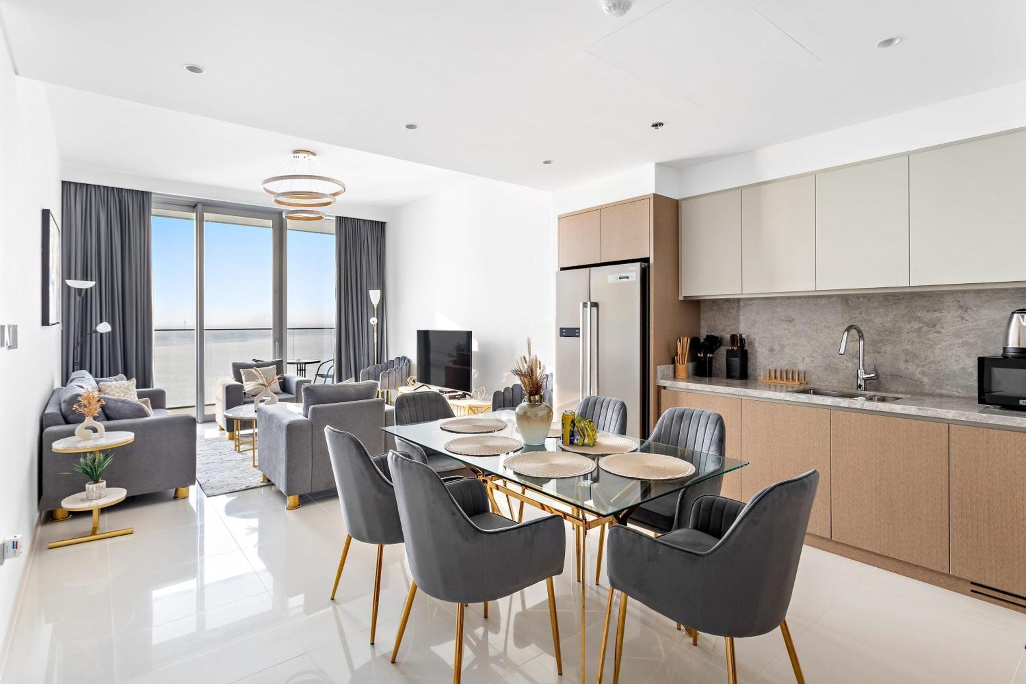 Silkhaus Stunning Sea View Balcony In Emaar Beachfront Appartement Dubaï