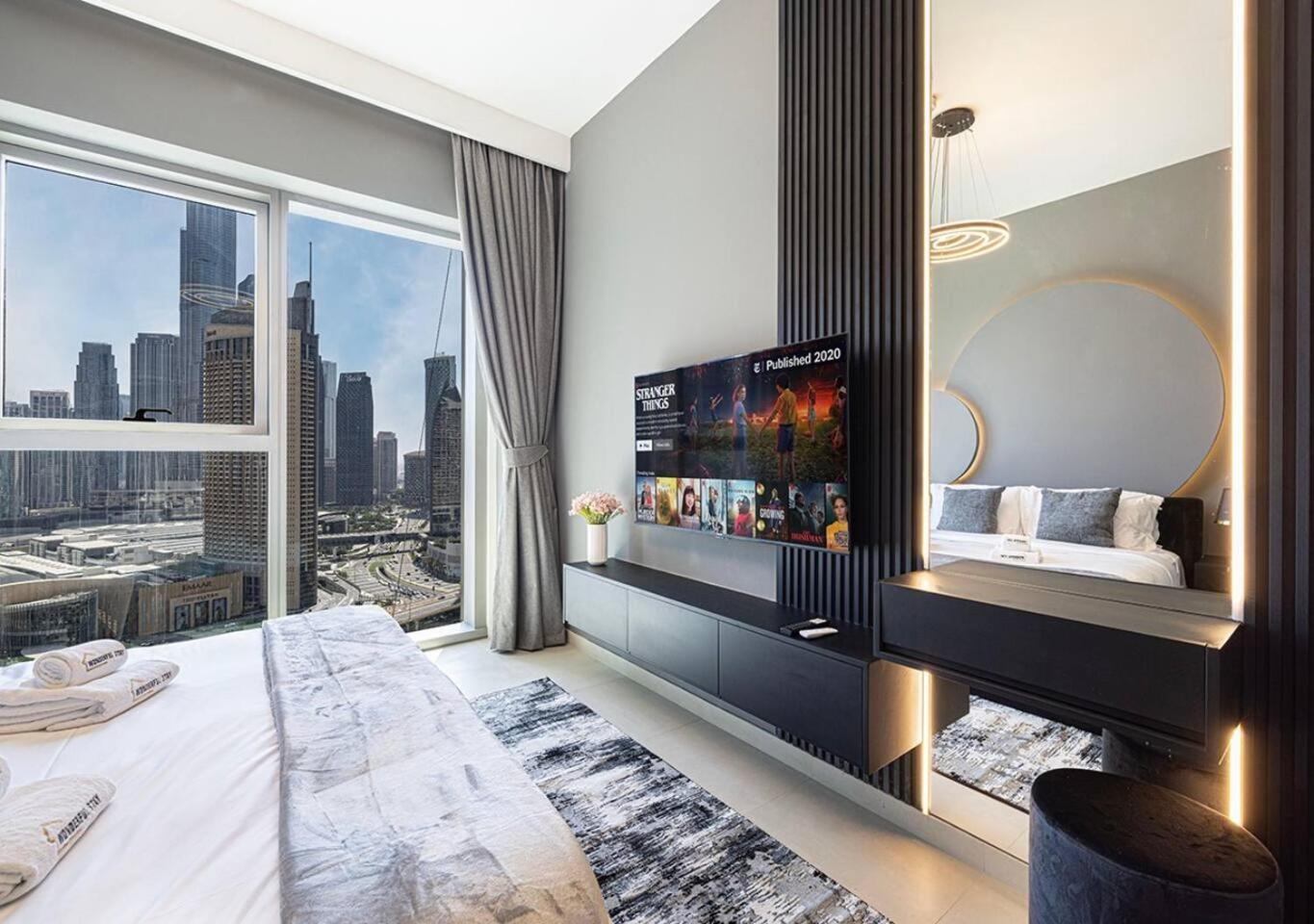 Appartement Burj Khalifa View - Luxe 2br - Mall Access Dubaï
