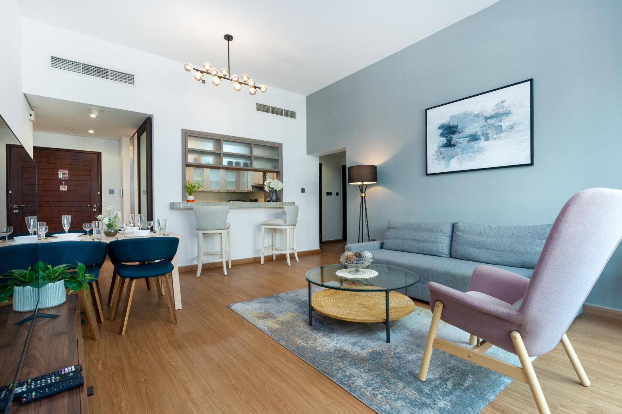 White Sage - Fountain View Stylish With Spacious Terrace Dubái