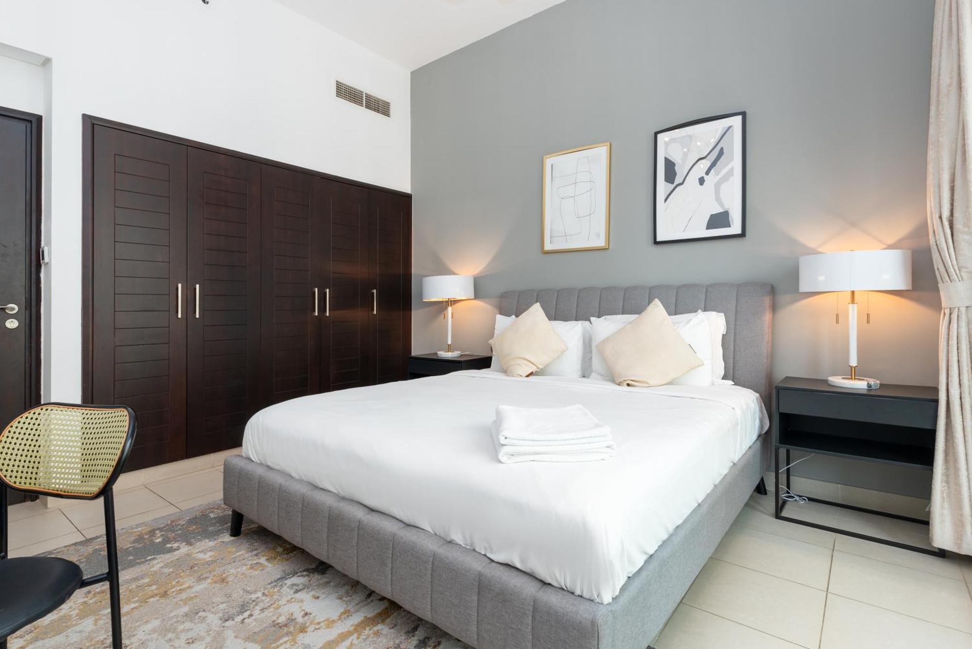 White Sage - Fountain View Stylish With Spacious Terrace Dubái