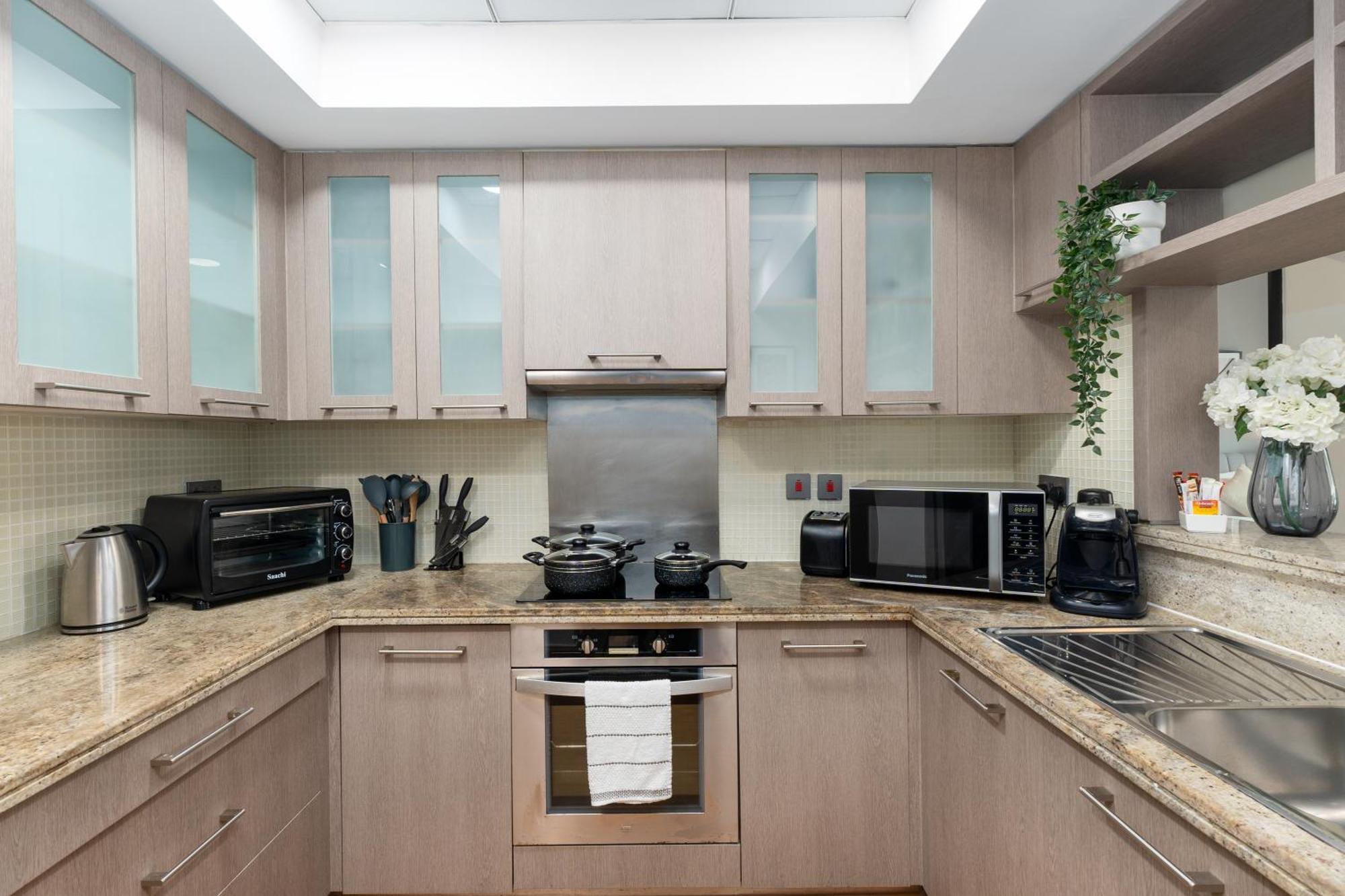 White Sage - Fountain View Stylish With Spacious Terrace Apartamento