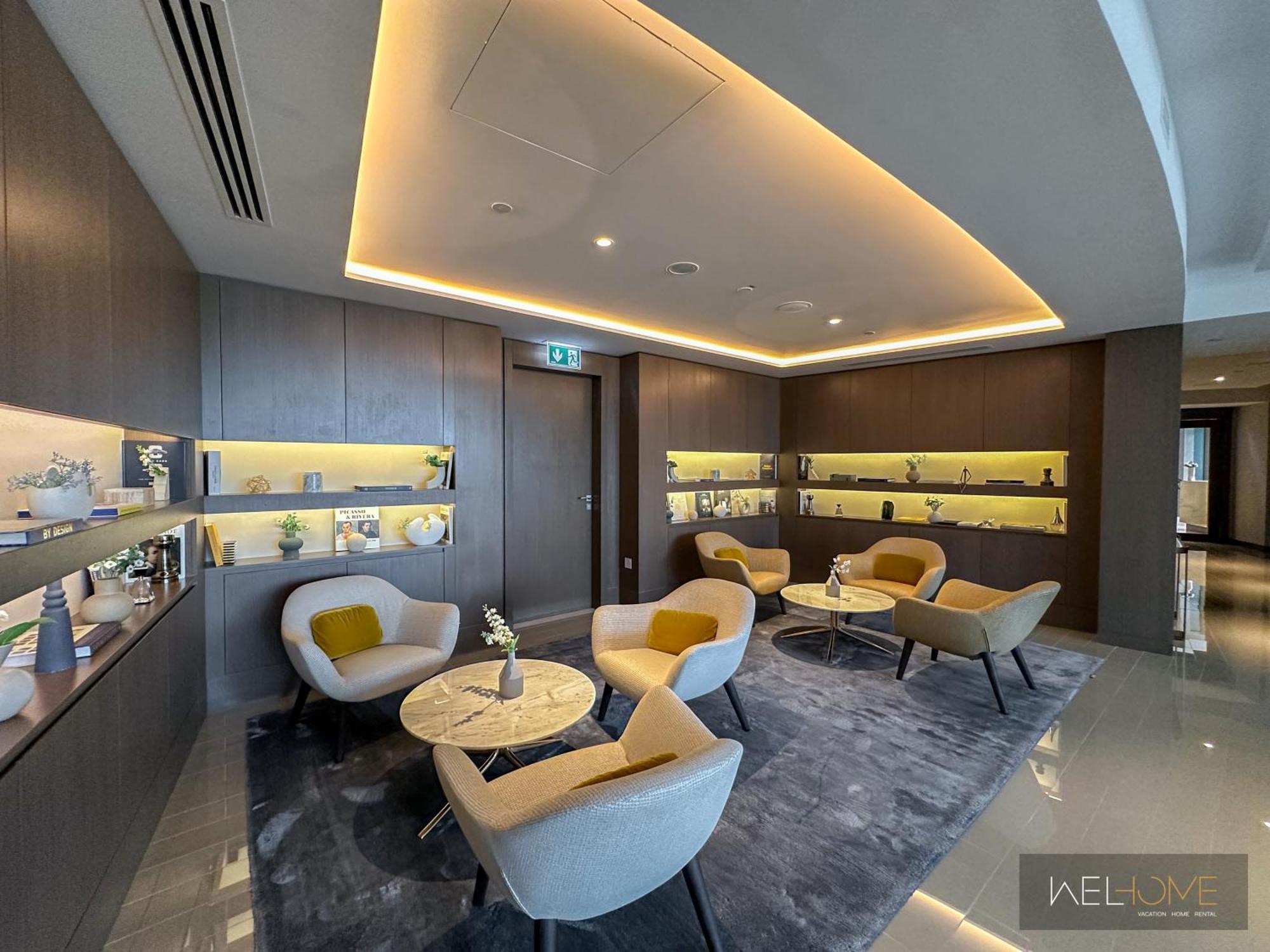 Welhome - Luxury Facing Burj Khalifa With Terrace Apartament *