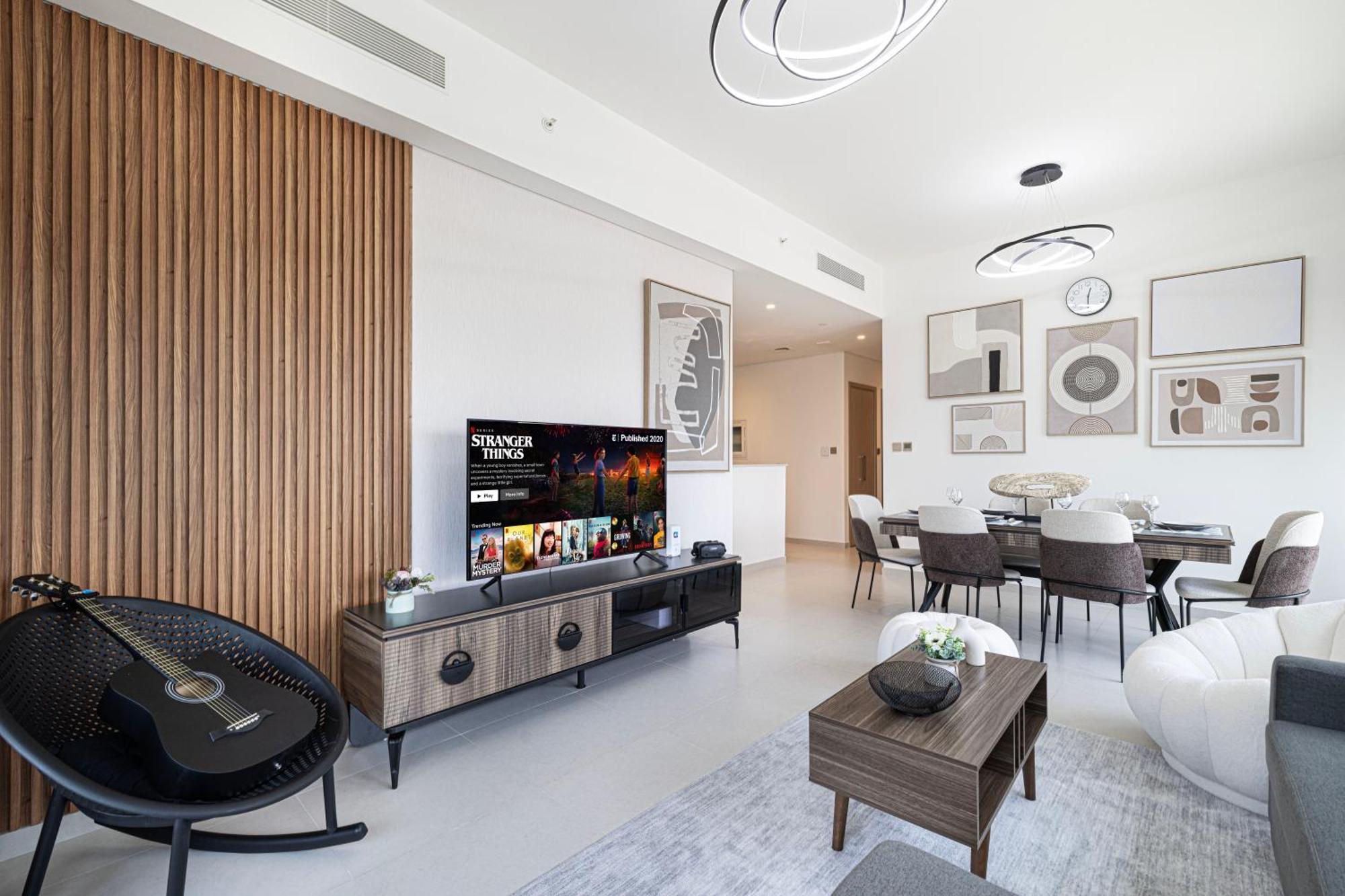 Appartement 5 Minute Walk To The Fountains! Full Burj Khalifa View! 5-star Pool & Gym!