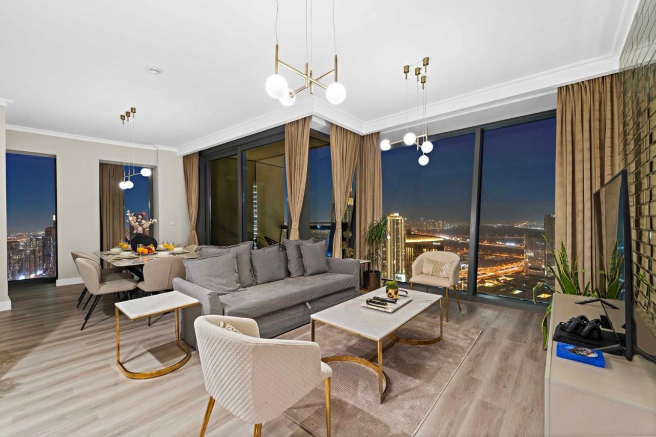 First Class 3br With Full Burj Khalifa And Fountain View Lägenhet *