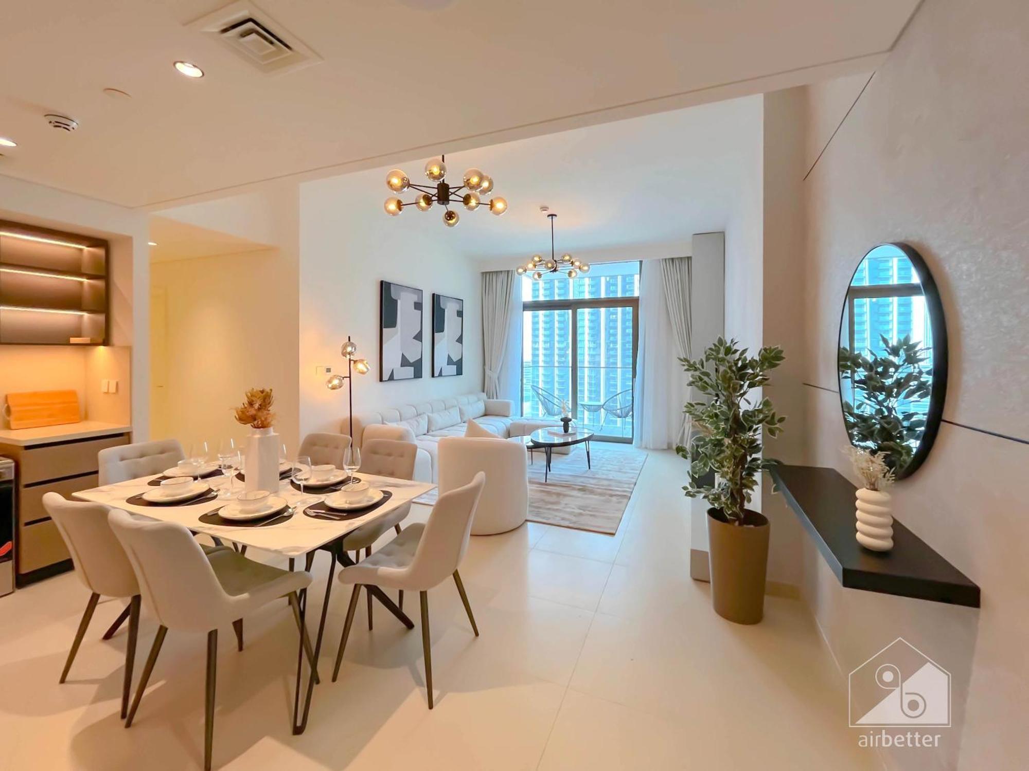 Luxury Burj Crown Downtown Balcony & View Appartamento *