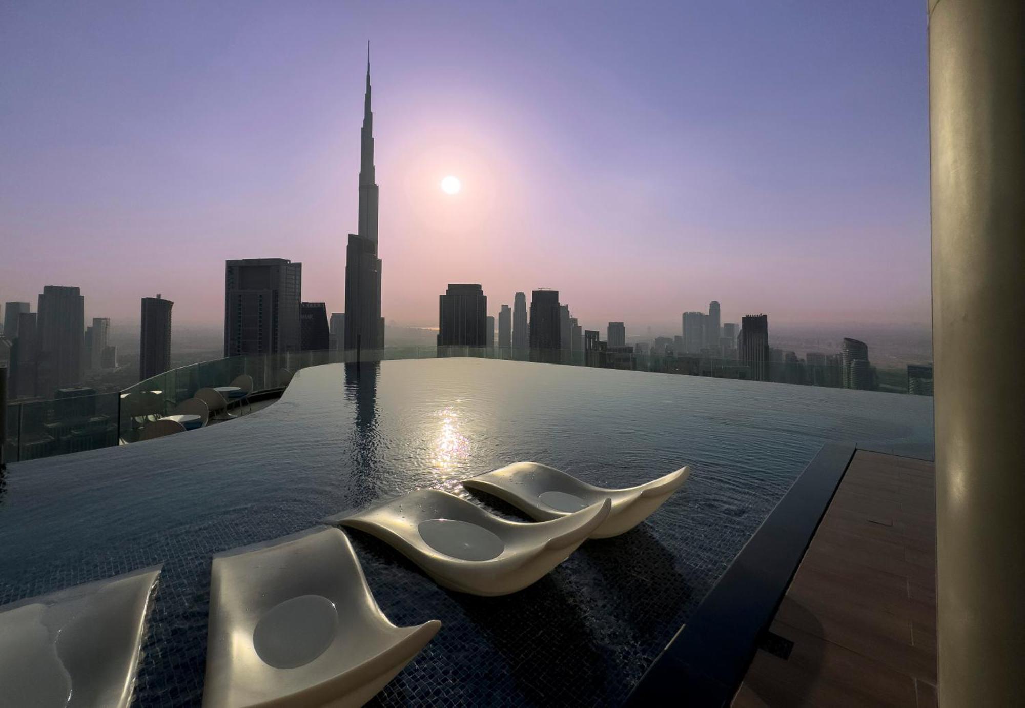 Paramount Midtown - 53rd Floor 2bedroom With Famous Roof Infinity Pool Overlooking Burj Khalifa Appartement Dubai