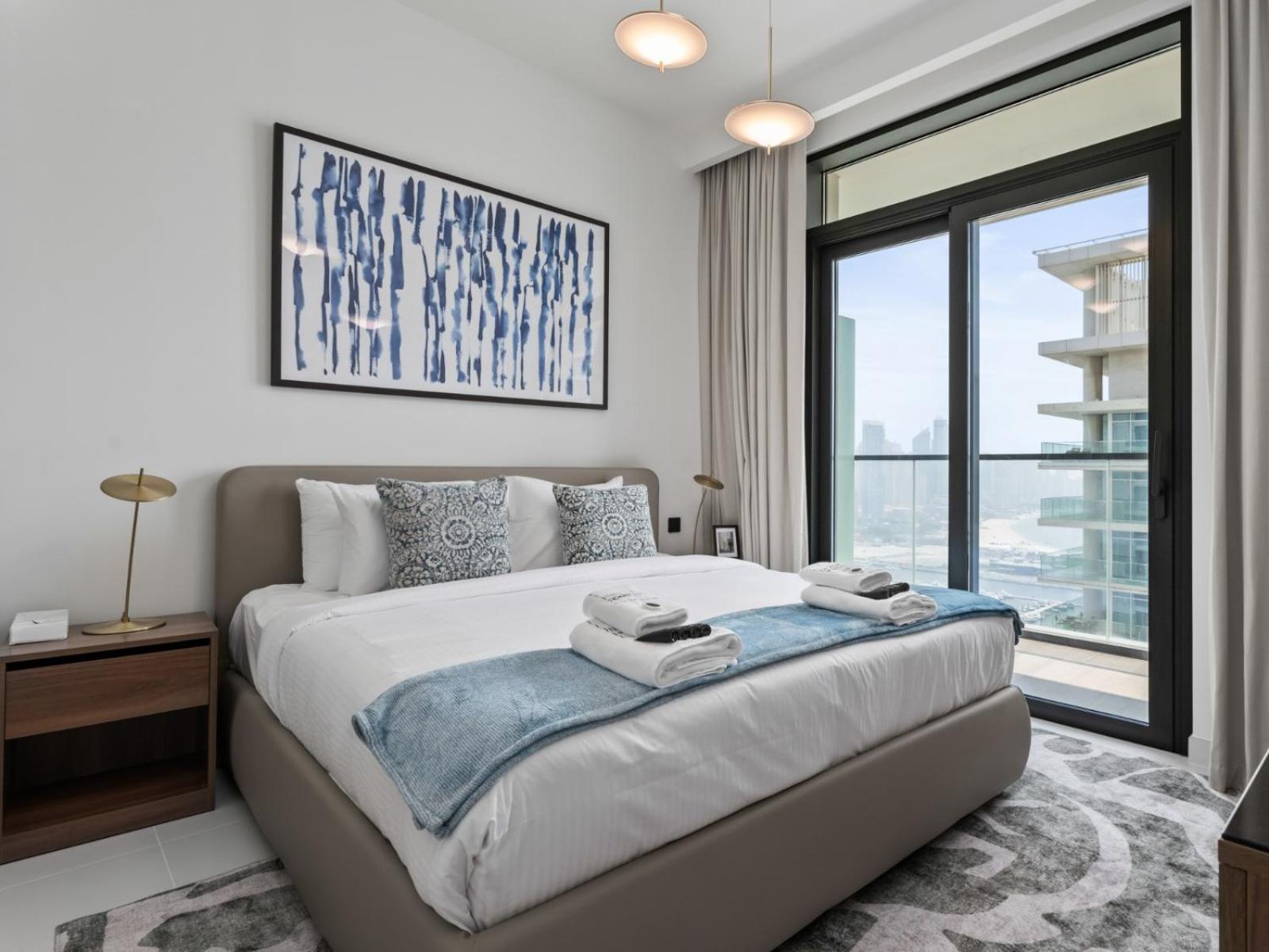 Vibrant & Cozy 1bdr In Marina Vista Appartement Dubaï
