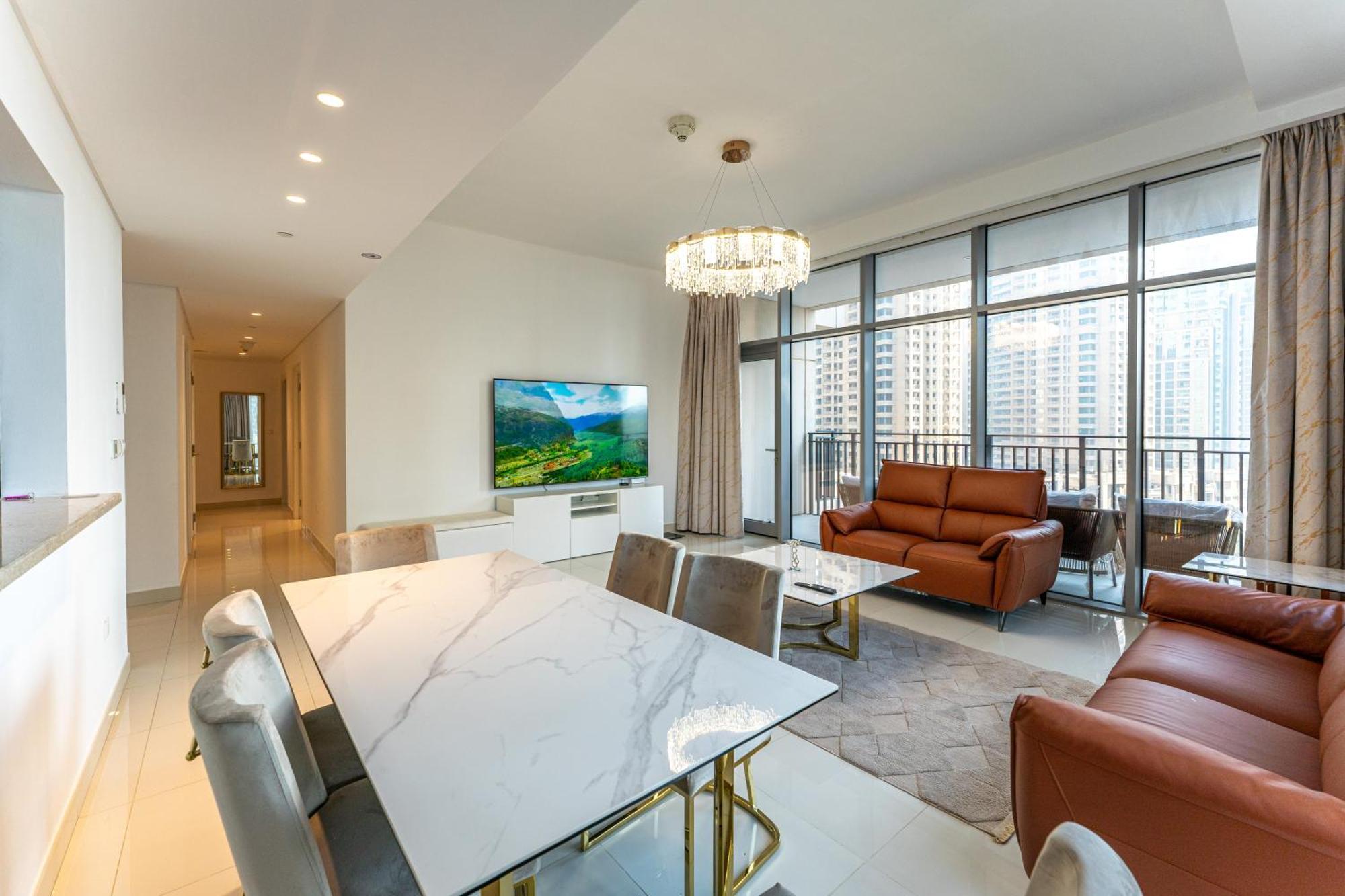 Apartamento Modern Luxury 2br Burj Khalifa Partial & Blvd View