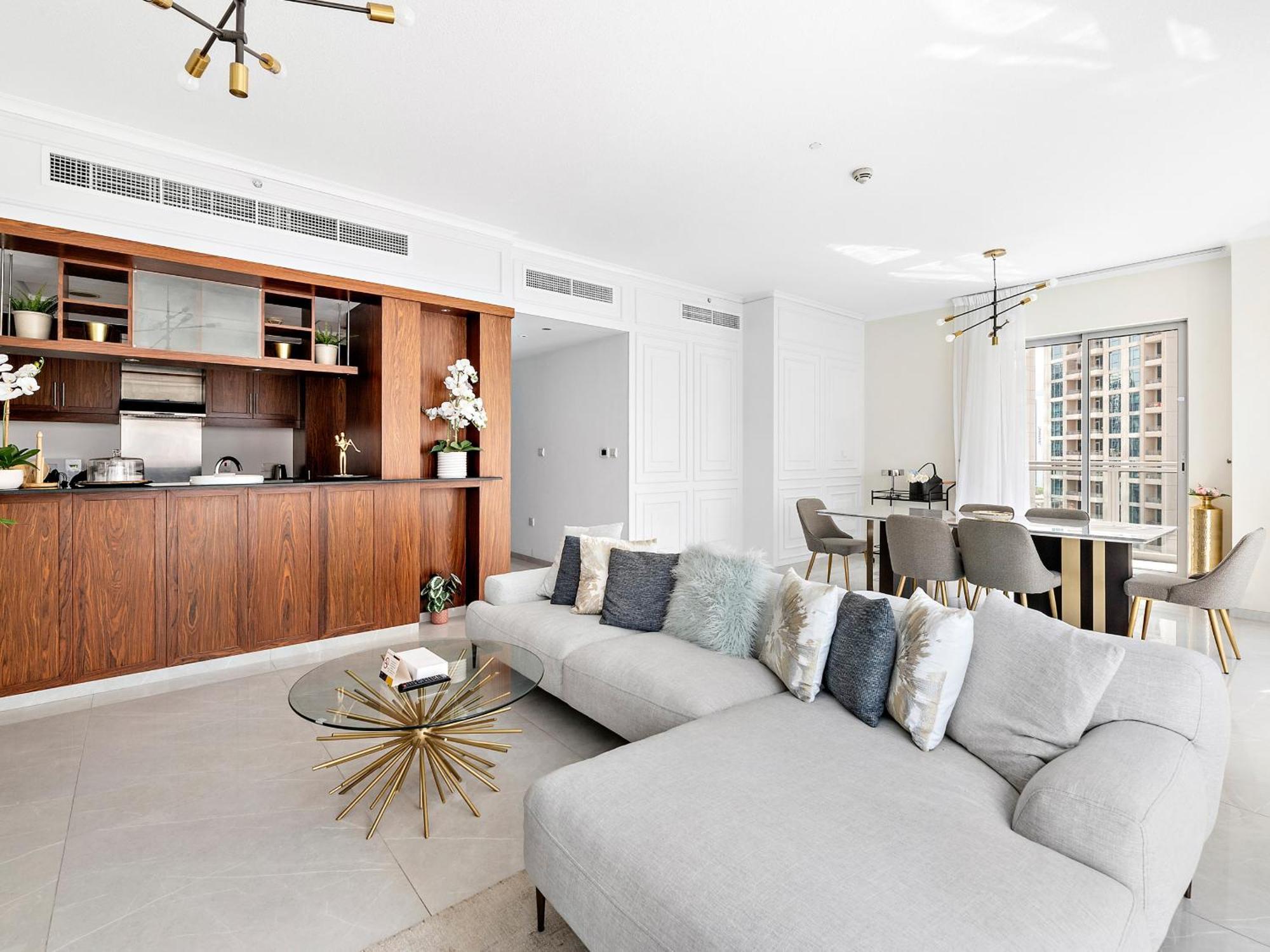 Apartment Sophisticated 2bdr-burj Khalifa & Fountain View Dubai