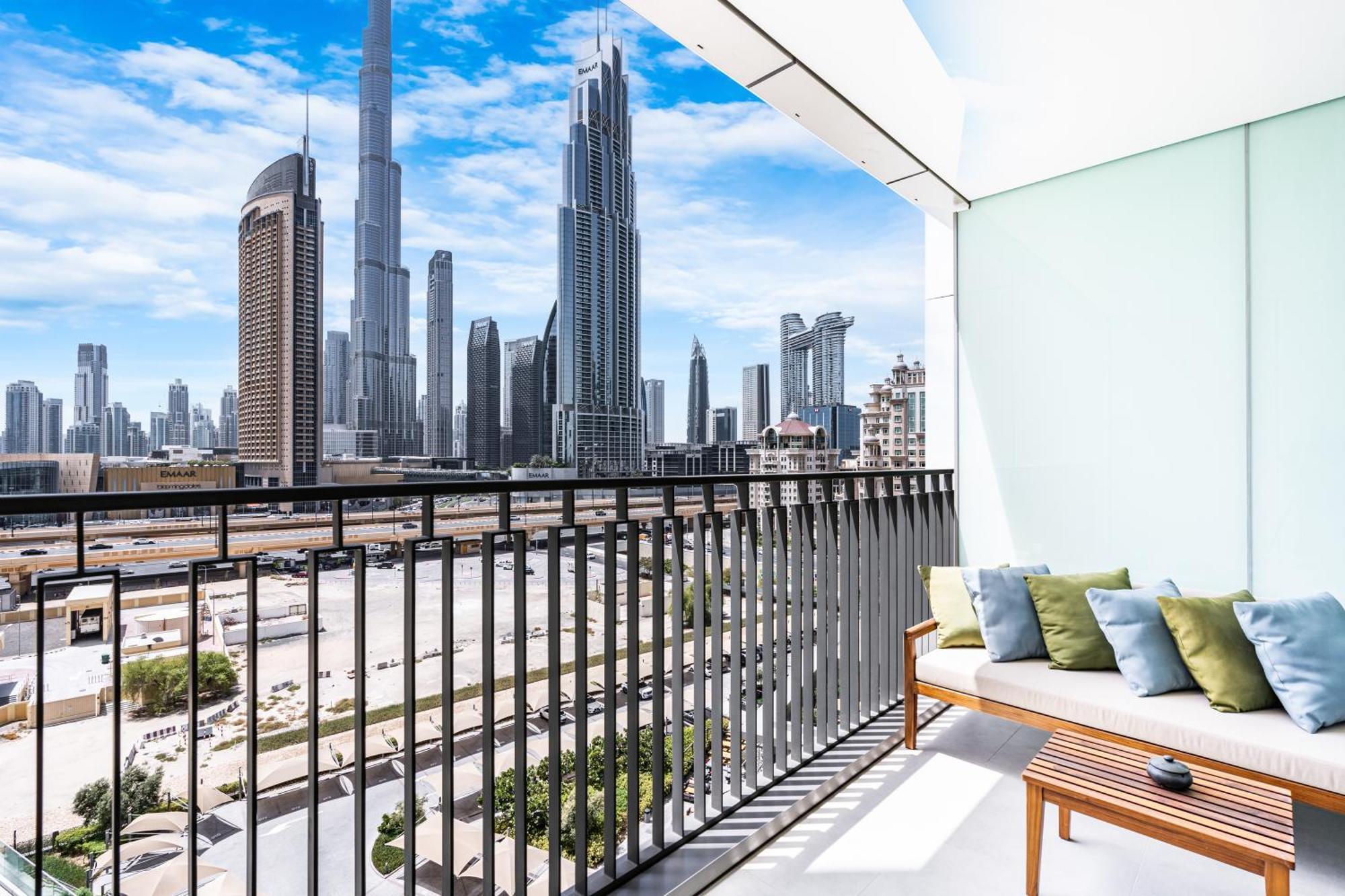 Lägenhet Premium 2br In Dtv With Burj Khalifa View