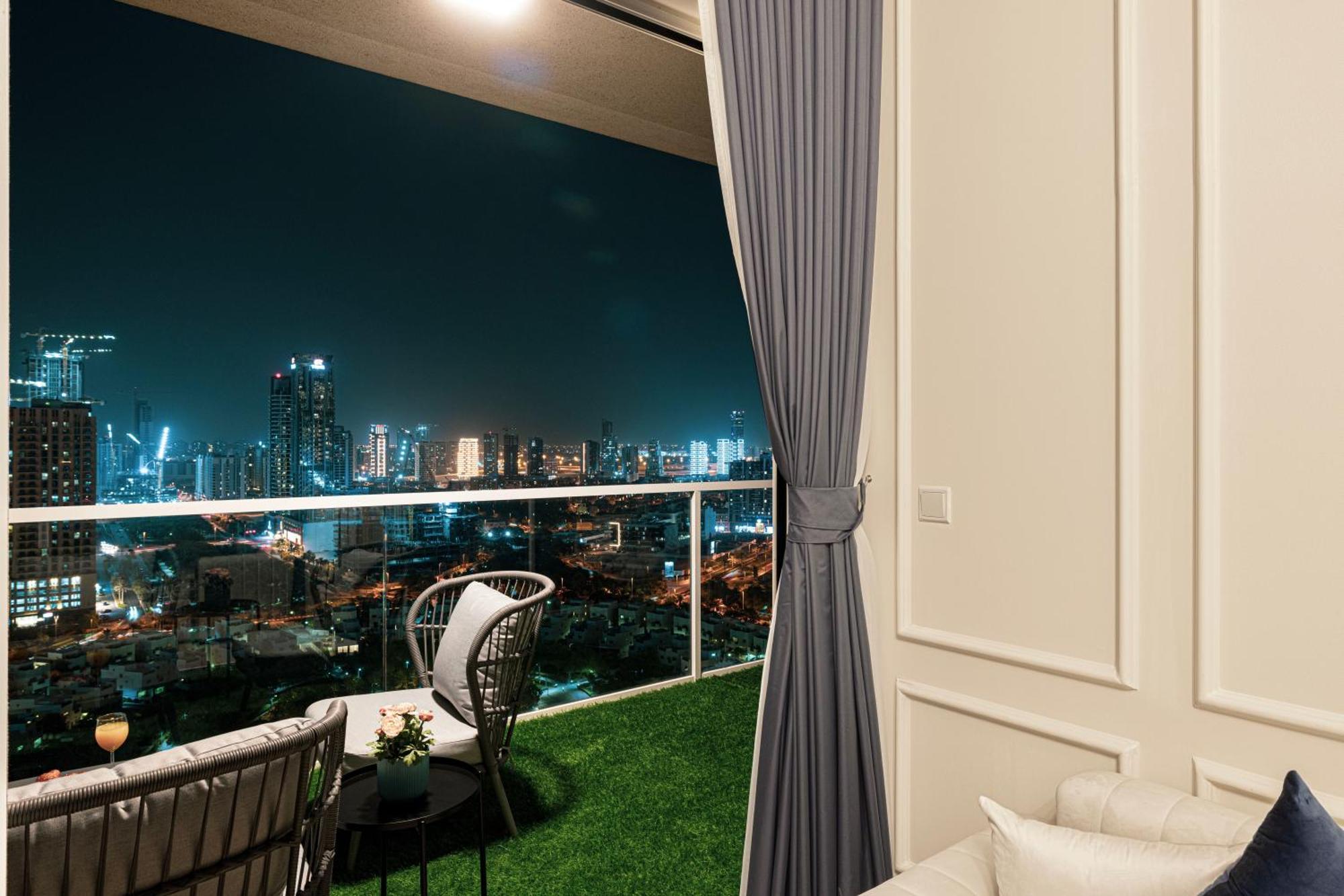 Lägenhet Smartstay At Zaya Hameni - Modern Luxury - Unique In Jvc Dubai