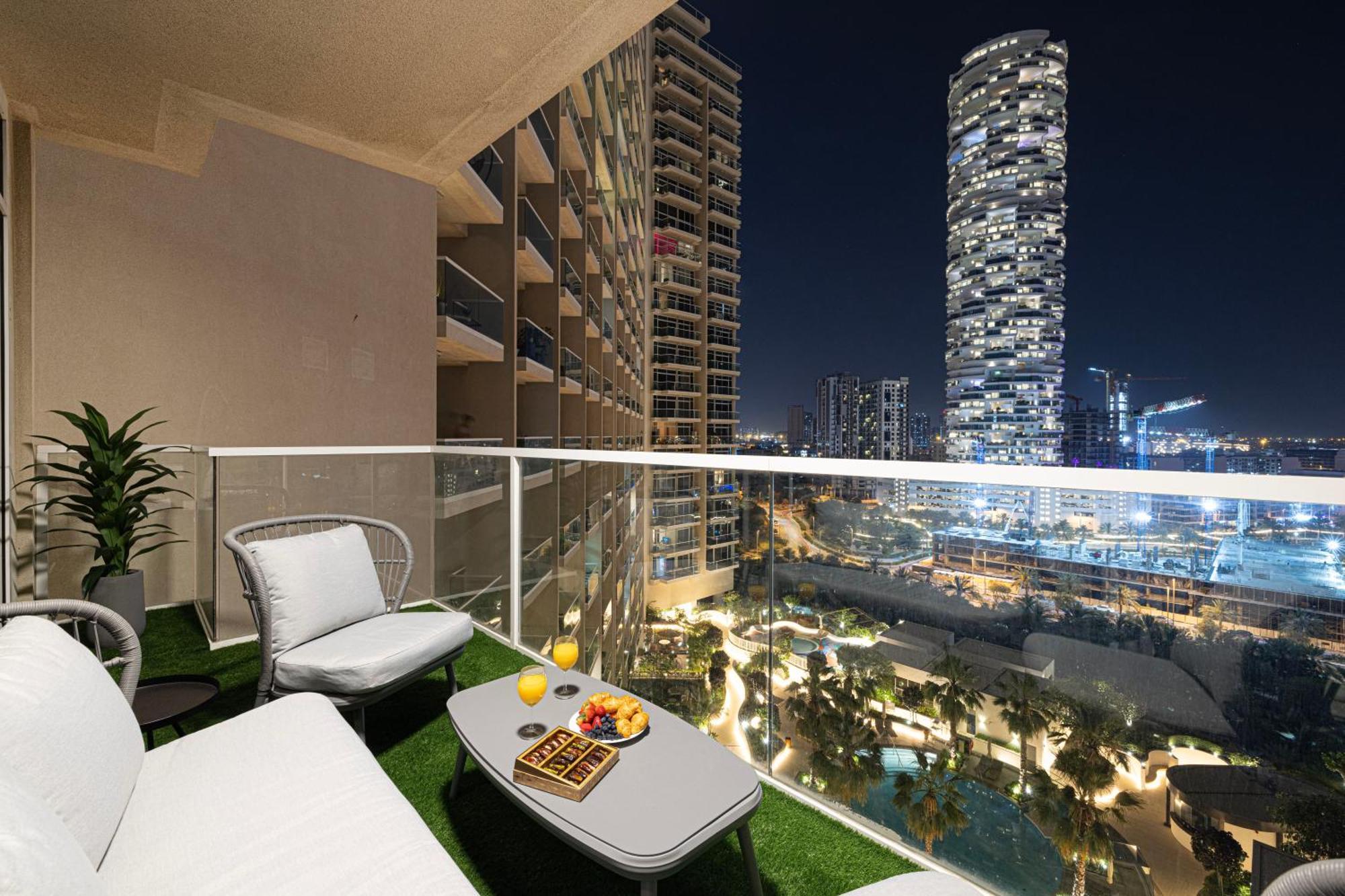 Smartstay At Zaya Hameni - Modern Luxury - Unique In Jvc Lägenhet Dubai