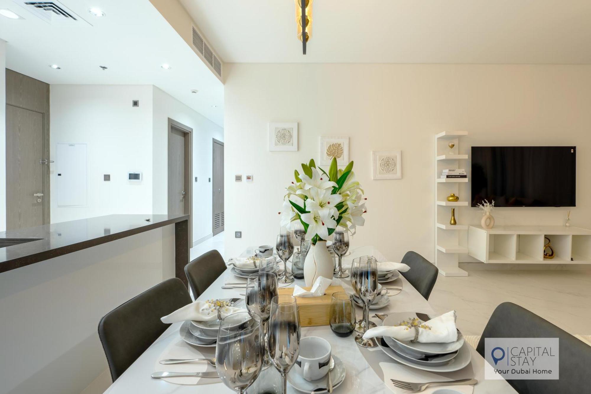 Appartement 2 Bed In District One - Lagoon Views Dubai