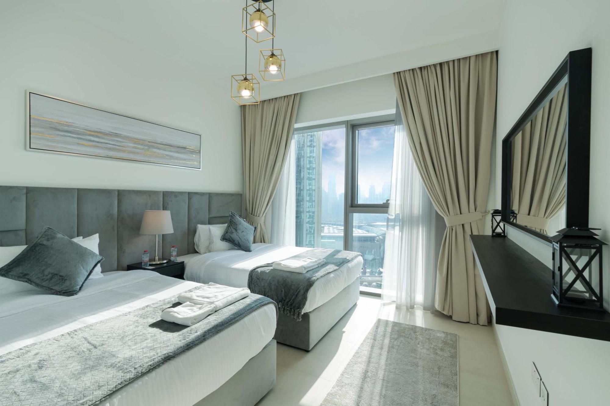 Sleeps 8 Burj Views Direct Mall Access Lejlighed Dubai