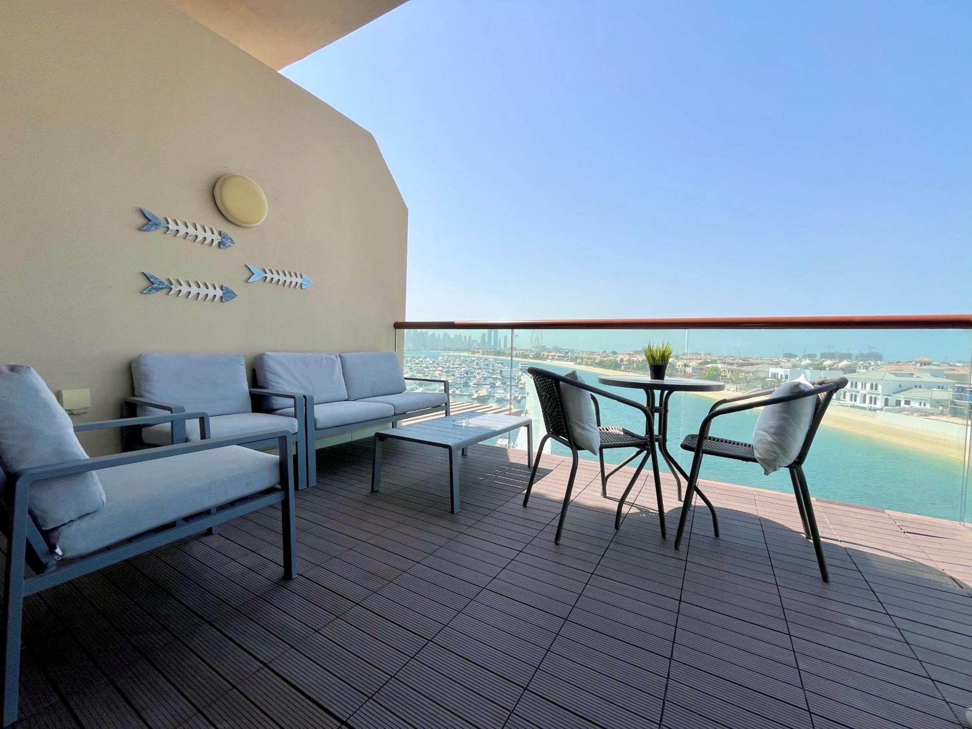 Lägenhet Palm Jumeirah Upgraded & Cozy Boutique