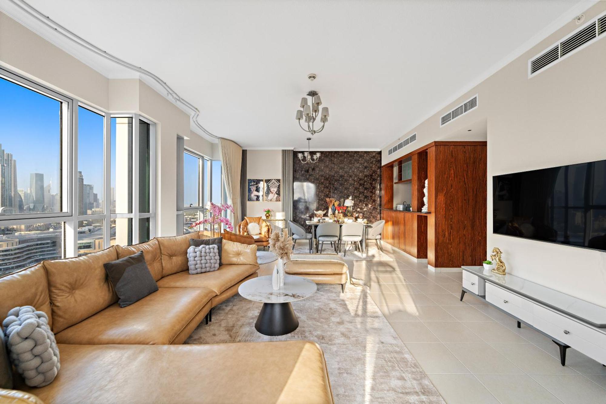 Apartment Ace Luxe, 2br, Downtown, Burj Khalifa & Fountain View, 5 Mins Walk To Mall