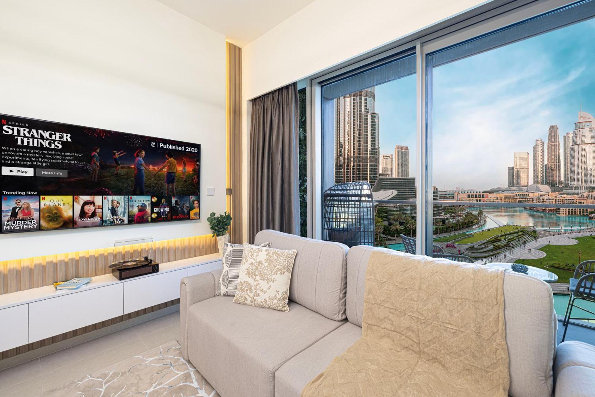 Apartment View In With Full Burj Khalifa, Fountains, Park View, Next To Mall And Opera *