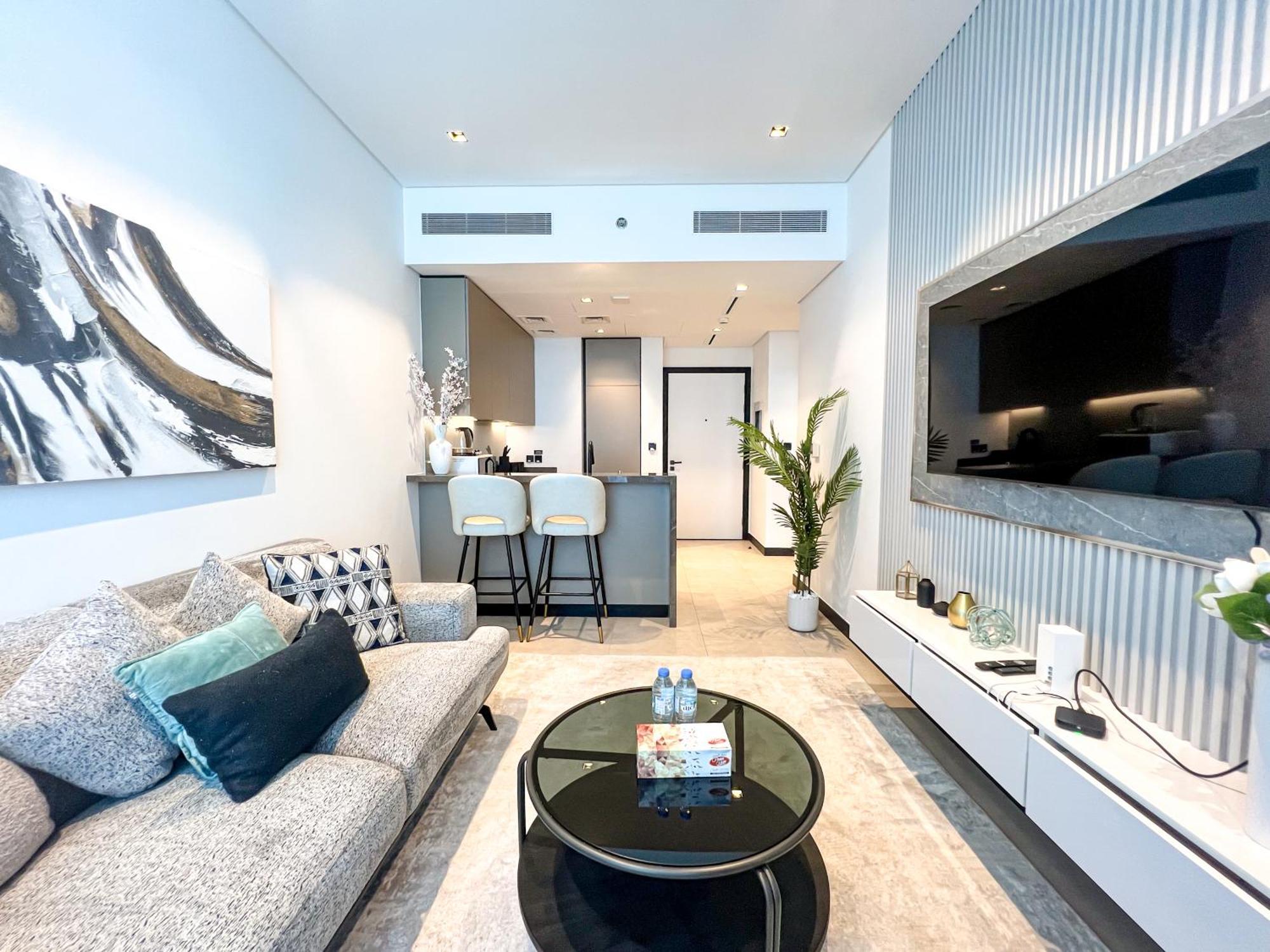 Chic 1-bedroom With Epic Burj Khalifa Views * Dubái
