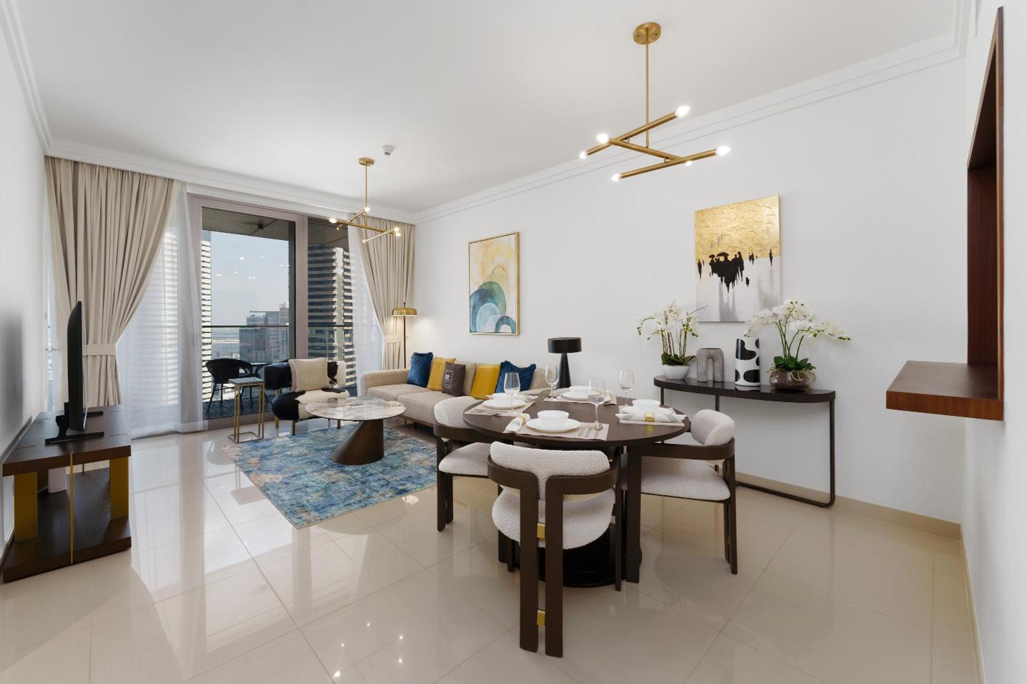 Maison Privee - Inviting With Fabulous Canal & Skyline Vws Lägenhet Dubai