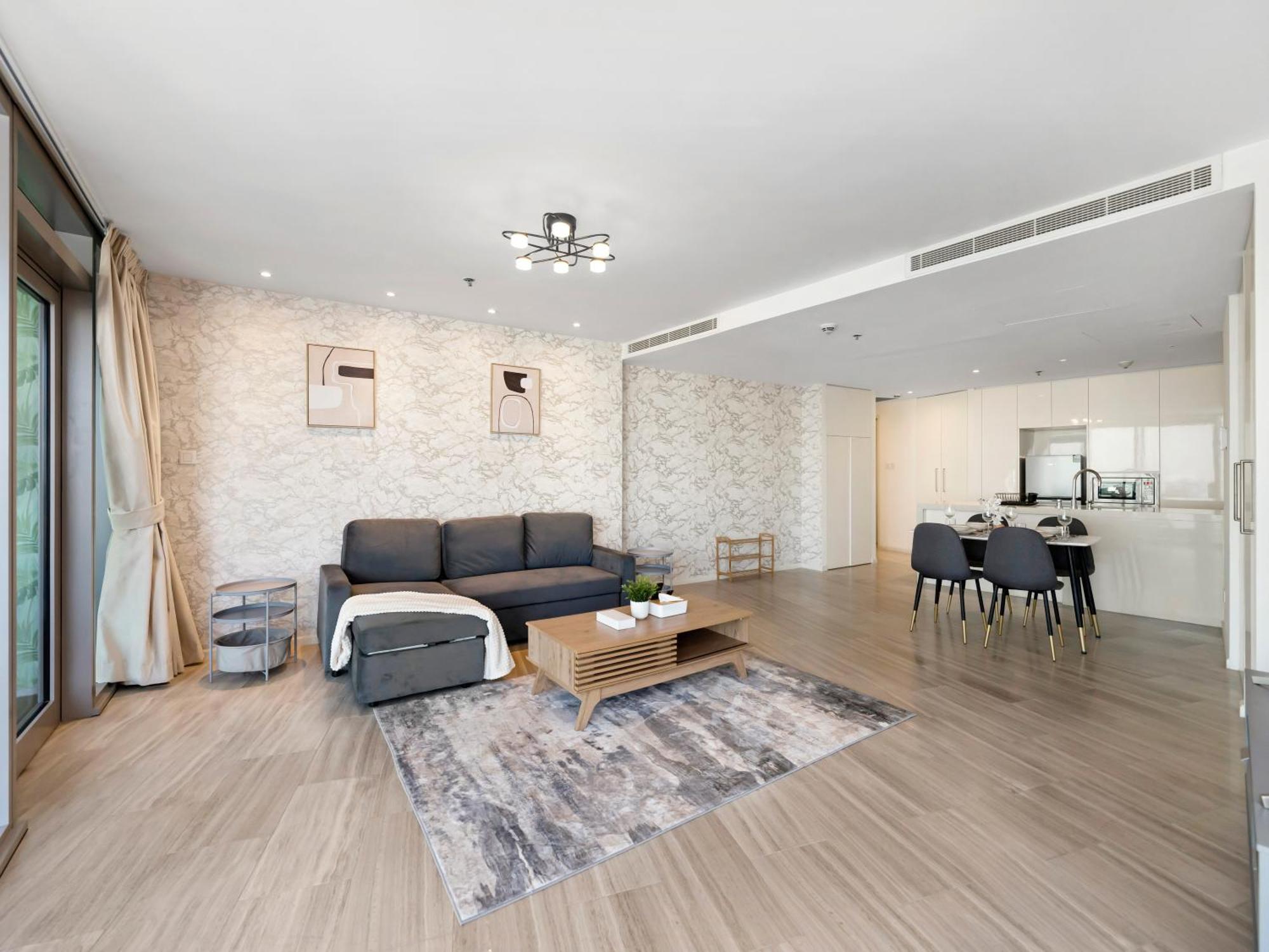 Luxurious 1bhk In D1 Tower With Stunning Creek Views, Close To Airport & Downtown Appartement