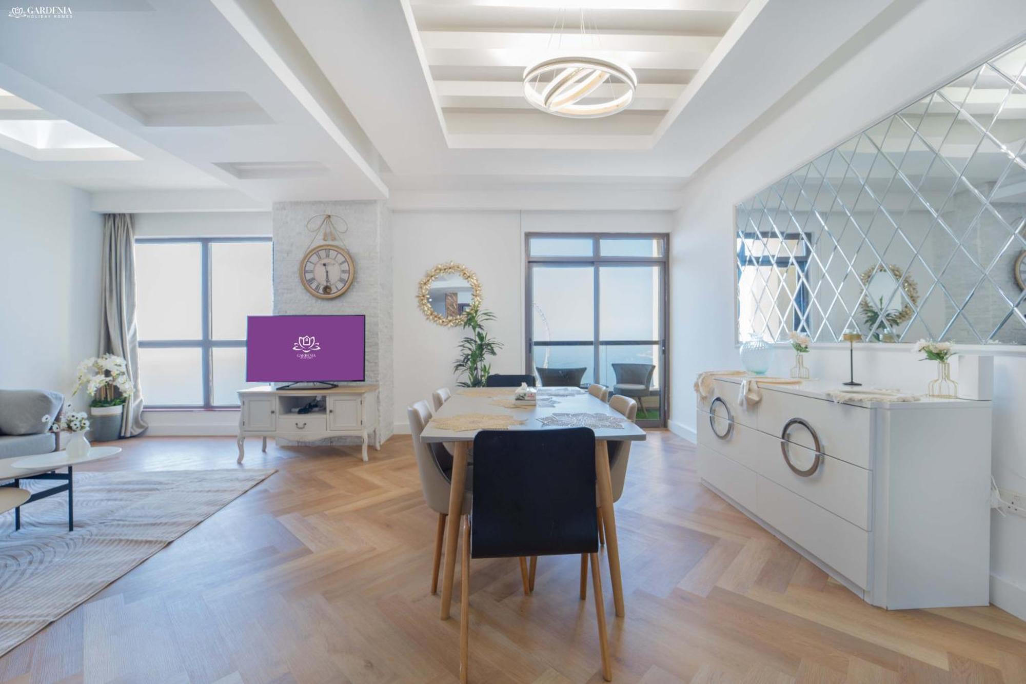 Apartamento Jbr Amwaj 4 , Upgraded Sea And Ain Views, 2m Walk To By Gardenia Suitse