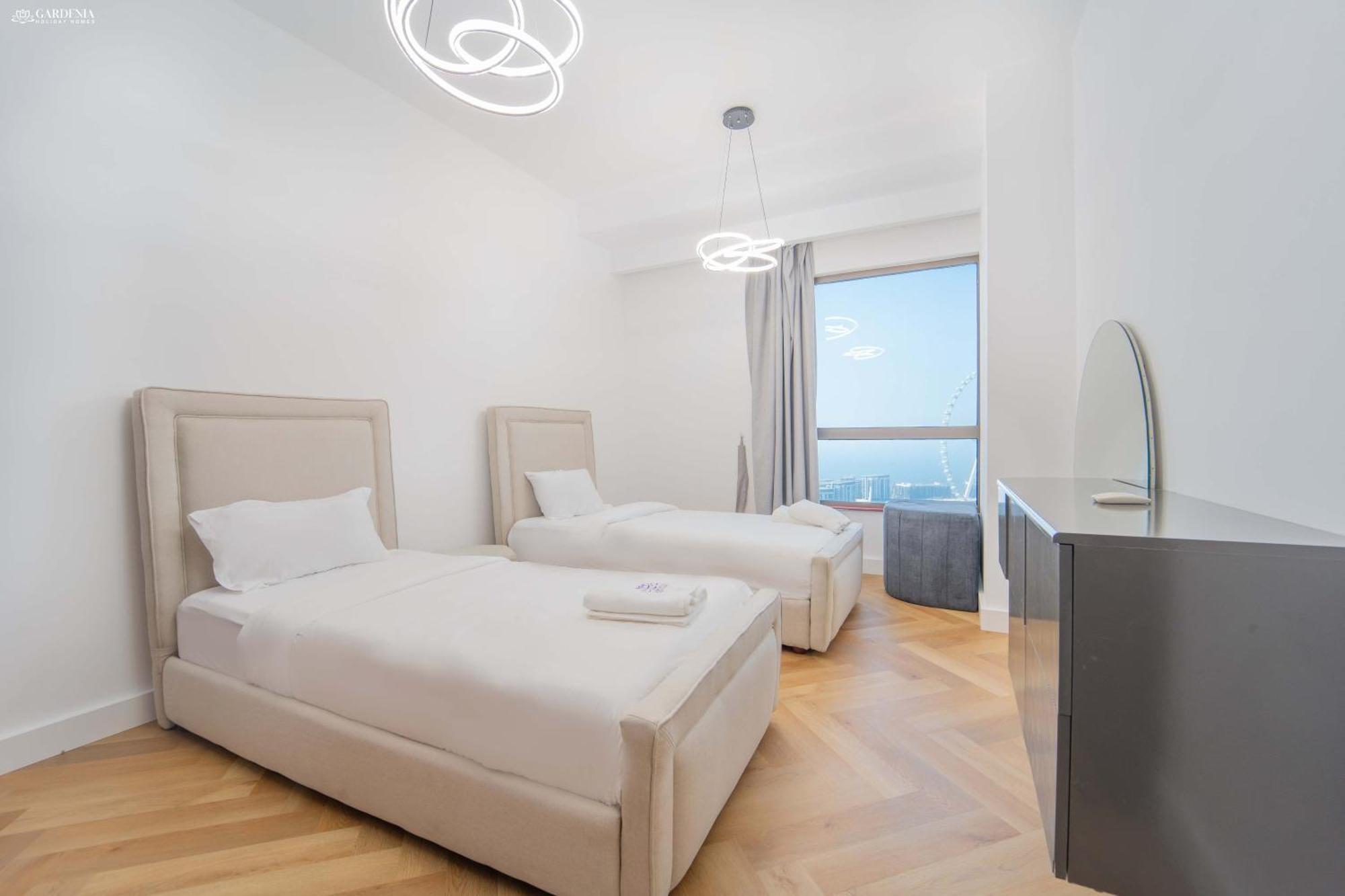 Jbr Amwaj 4 , Upgraded Sea And Ain Views, 2m Walk To By Gardenia Suitse Dubái