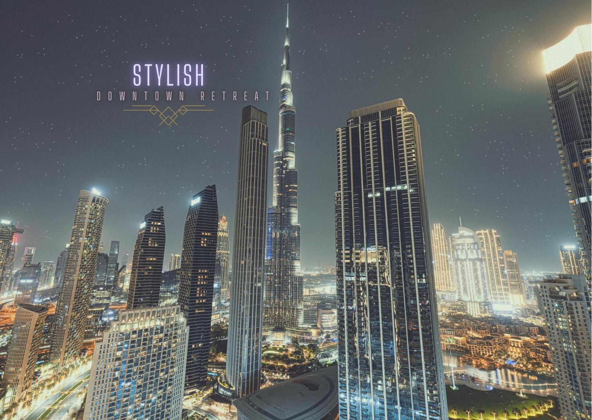 Stylish Downtown Retreat, Burj Crown, Opera & Boulevard View Apartment *