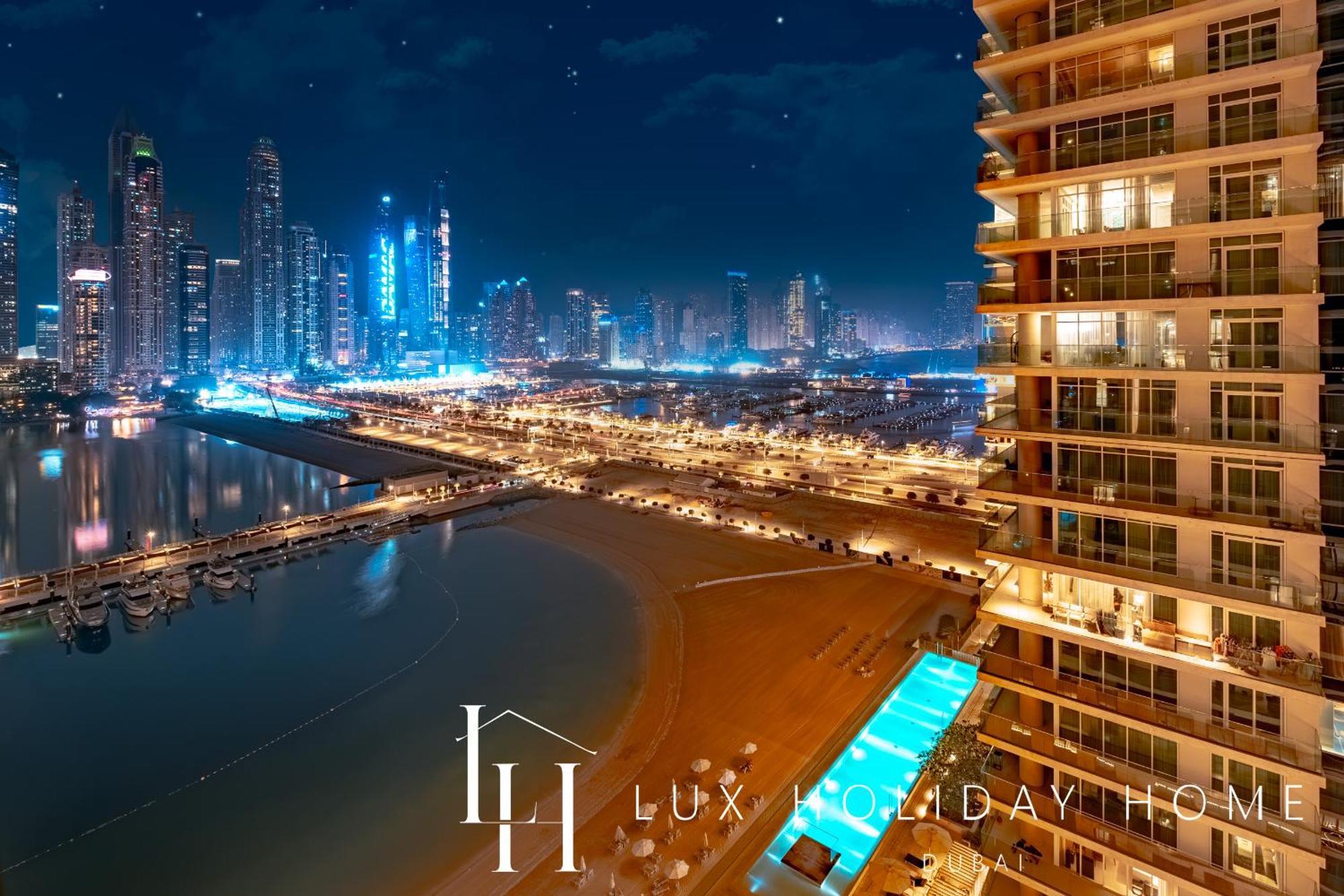 Lux The Marina Vista Beachfront 4 Appartement Dubaï