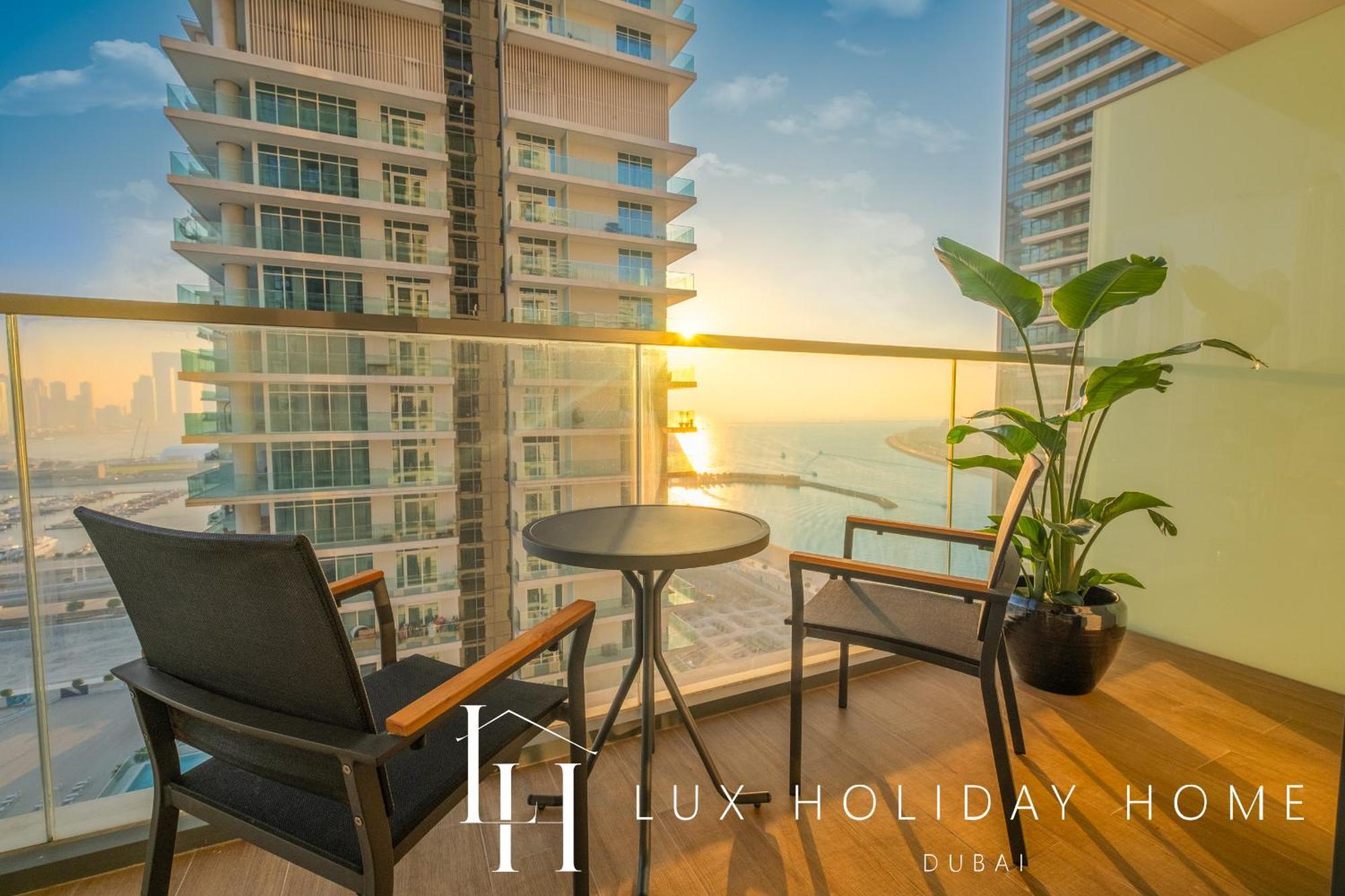 Lux The Marina Vista Beachfront 4 Appartement Dubaï
