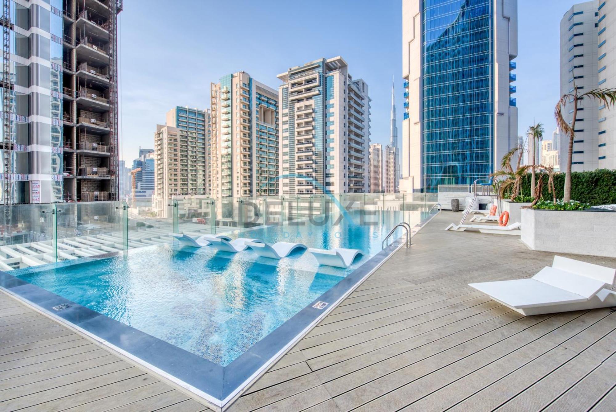 Upscale 3br In Bayz Tower, Business Bay By Deluxe Homes Apartamento Dubái