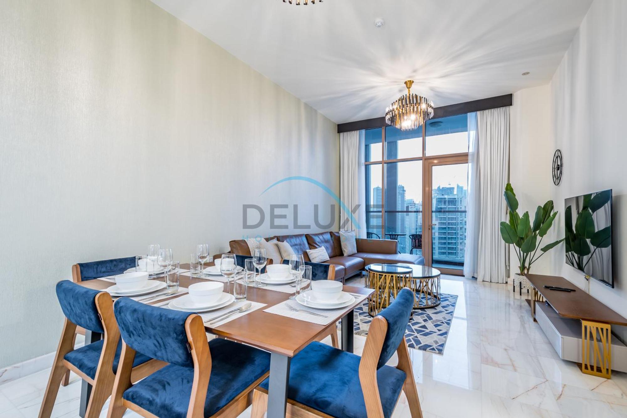 Upscale 3br In Bayz Tower, Business Bay By Deluxe Homes Apartamento Dubái