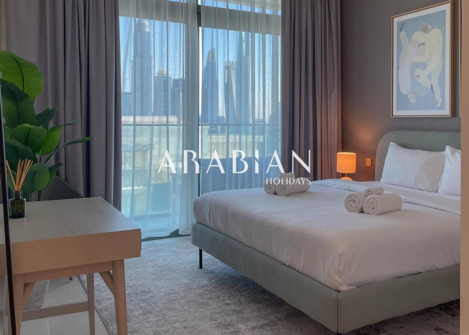Appartement Charming 2br With Sea View&beach Access Dubaï