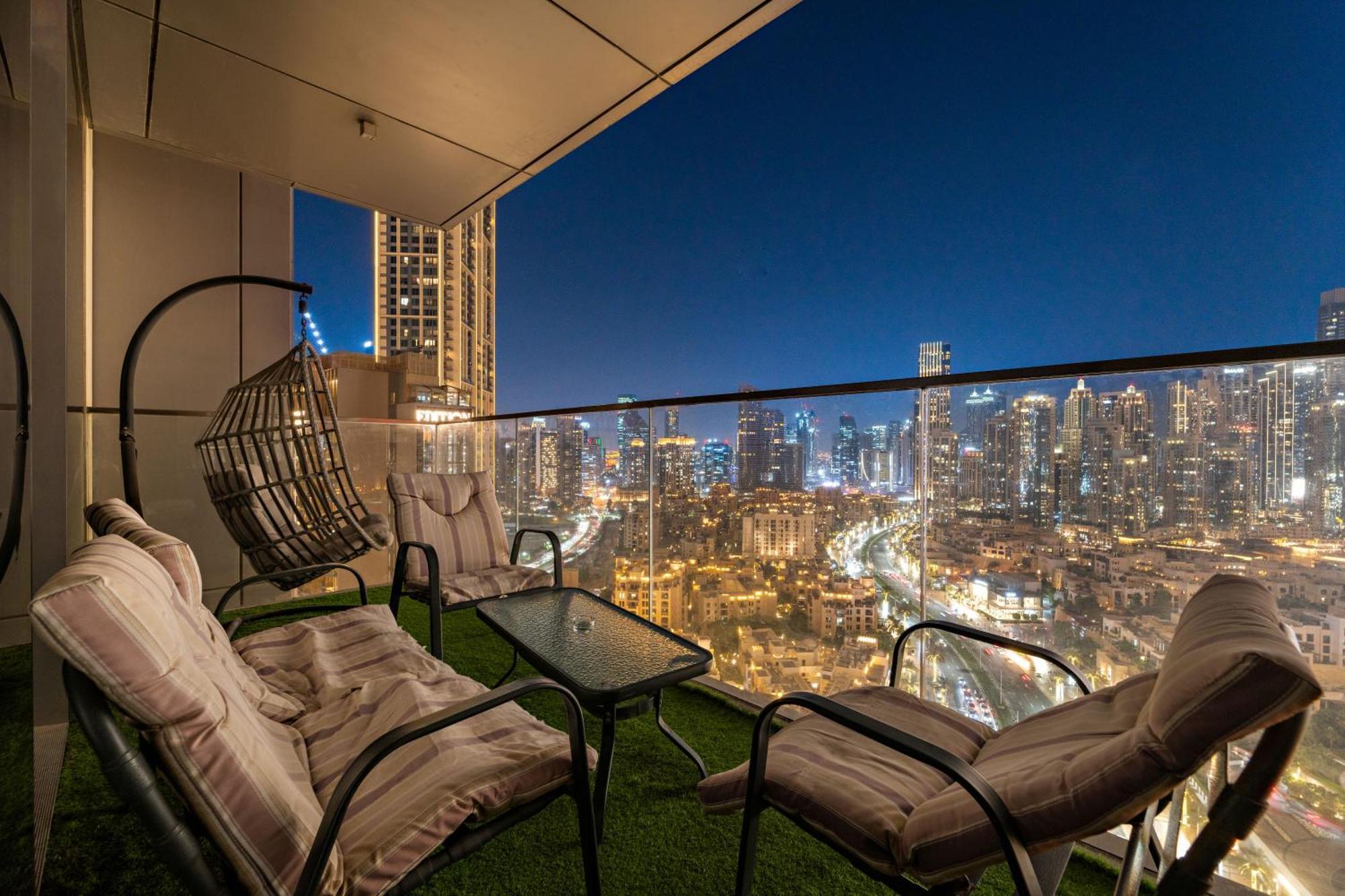 First Class 2br With Full Burj Khalifa And Fountain View * Dubái