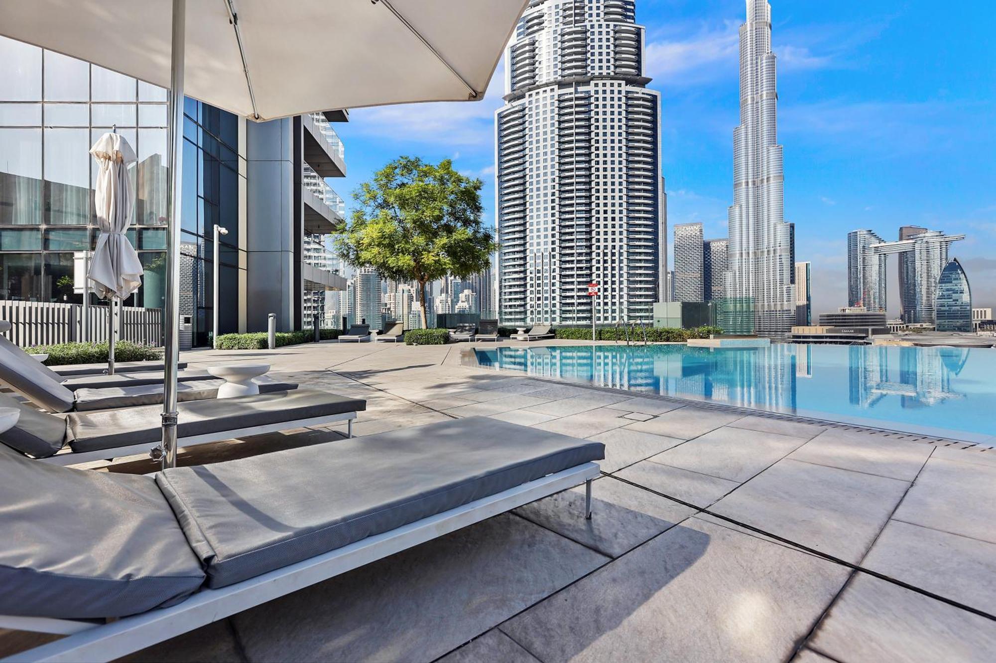 Apartamento First Class 2br With Full Burj Khalifa And Fountain View *