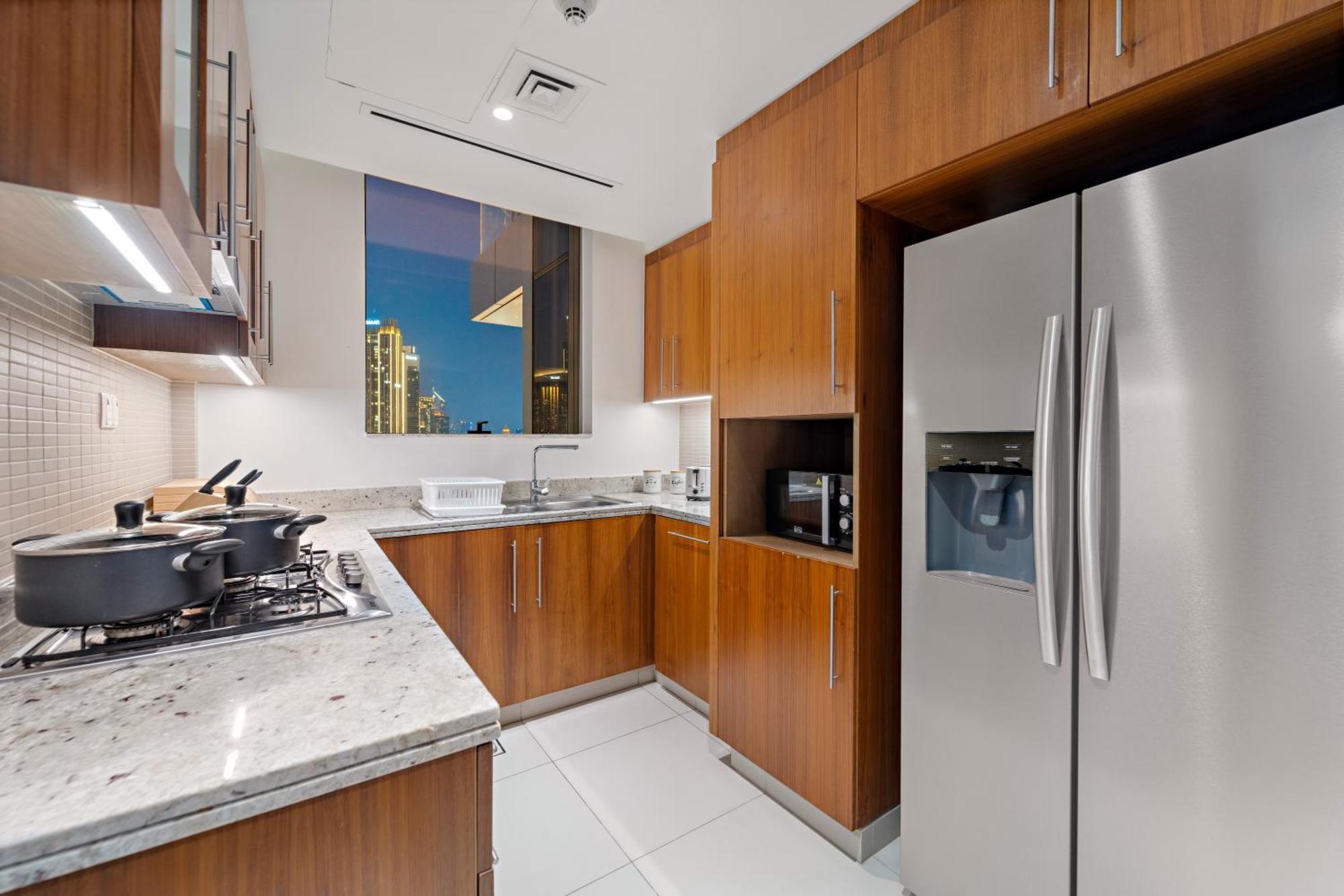 First Class 2br With Full Burj Khalifa And Fountain View Dubái