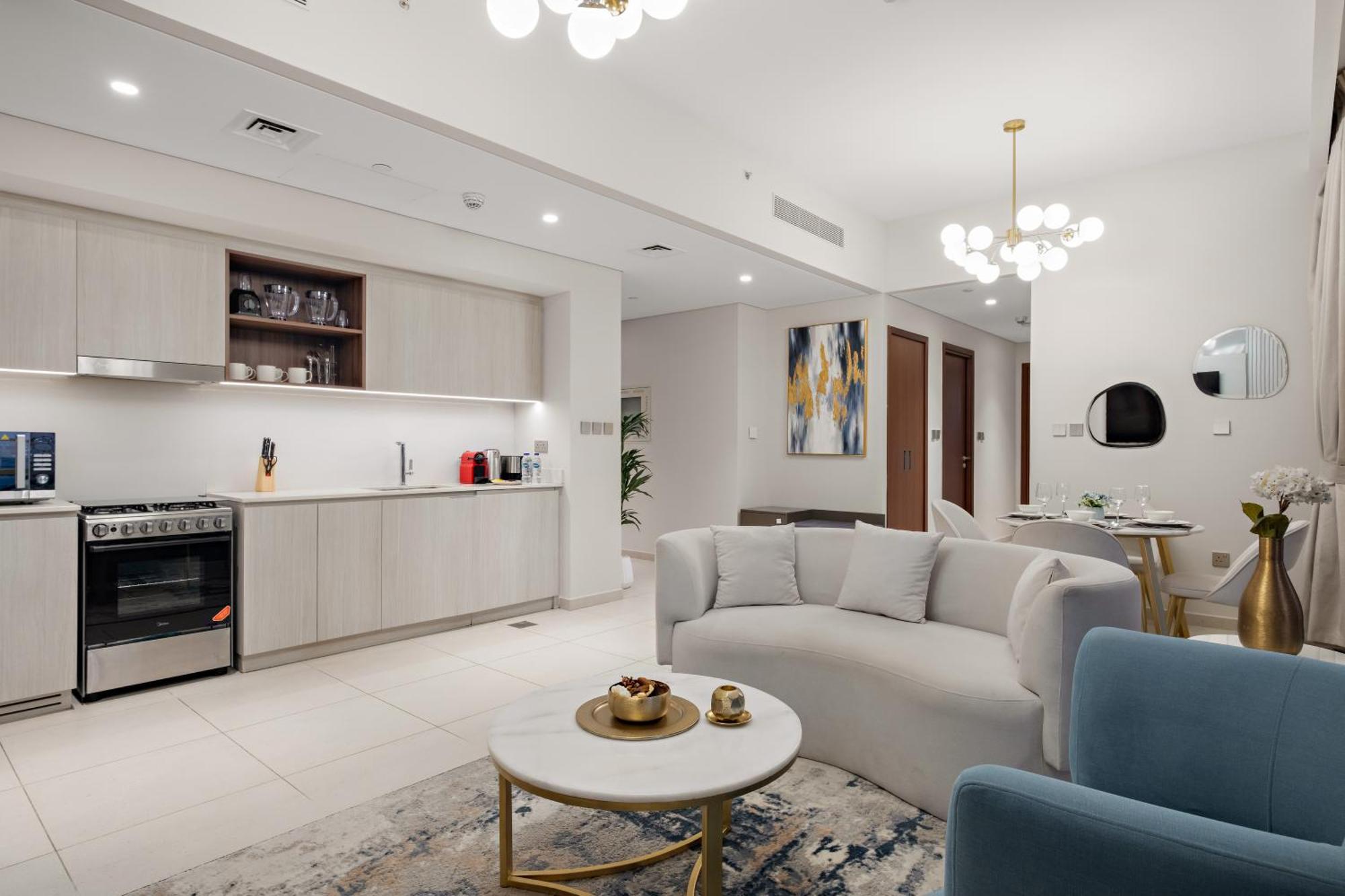 Lejlighed Deluxe 2br In Creek Harbour With Private Beach Access